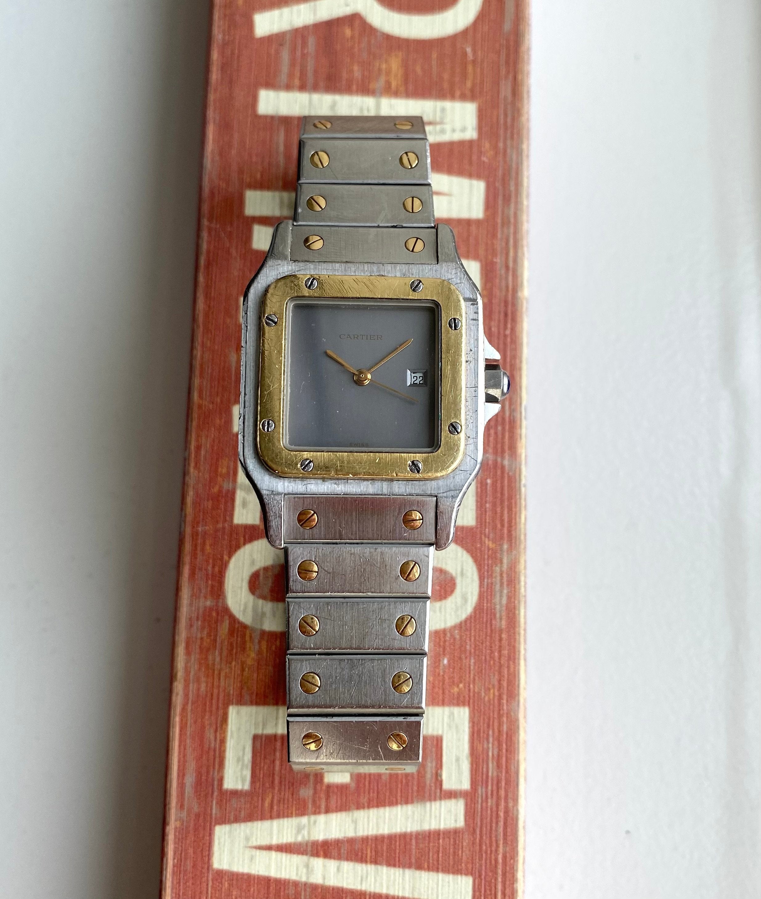 Cartier Santos 2961 - Slate Gey