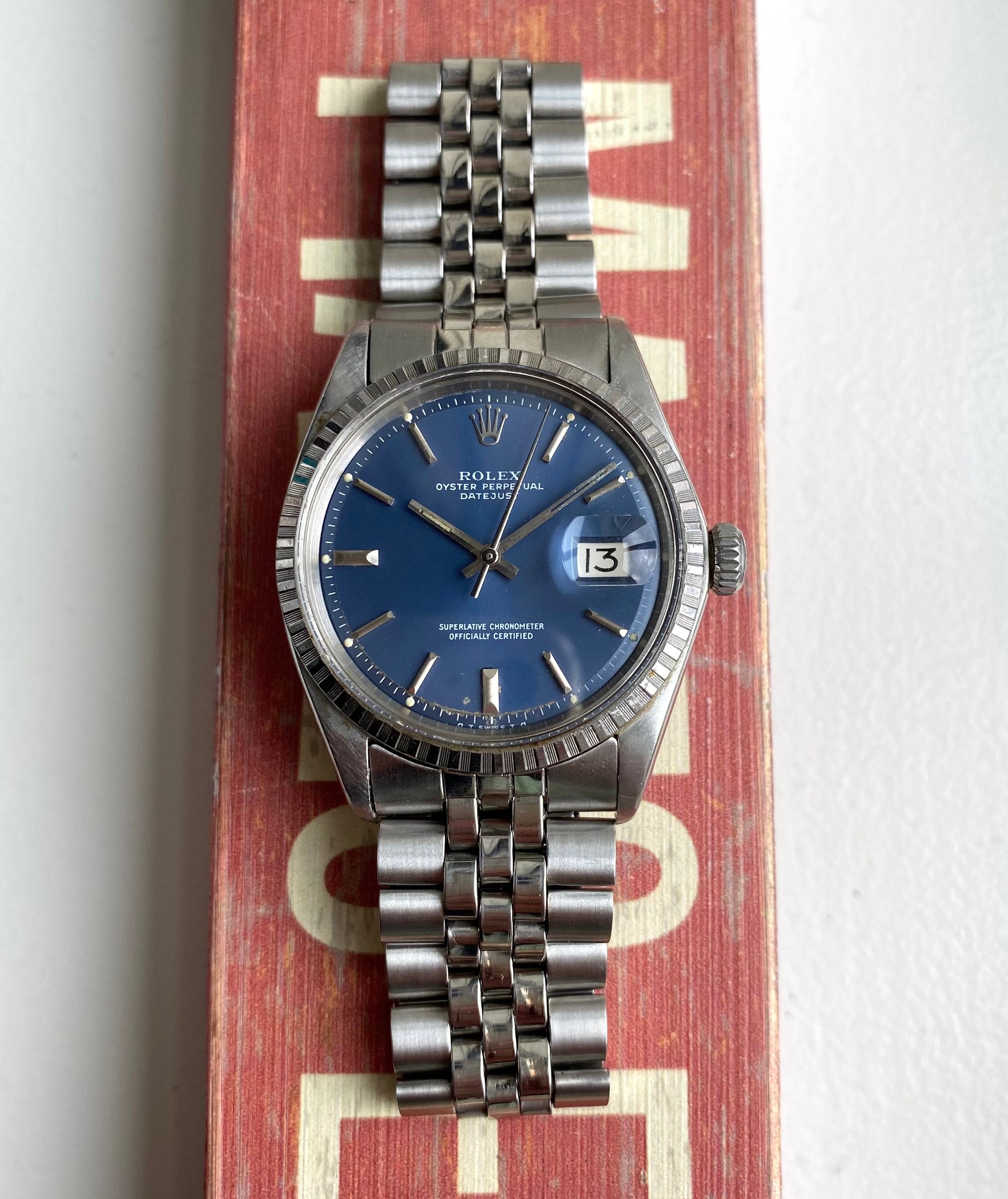 Rolex Datejust ref. 1603 — Blue Sigma Dial