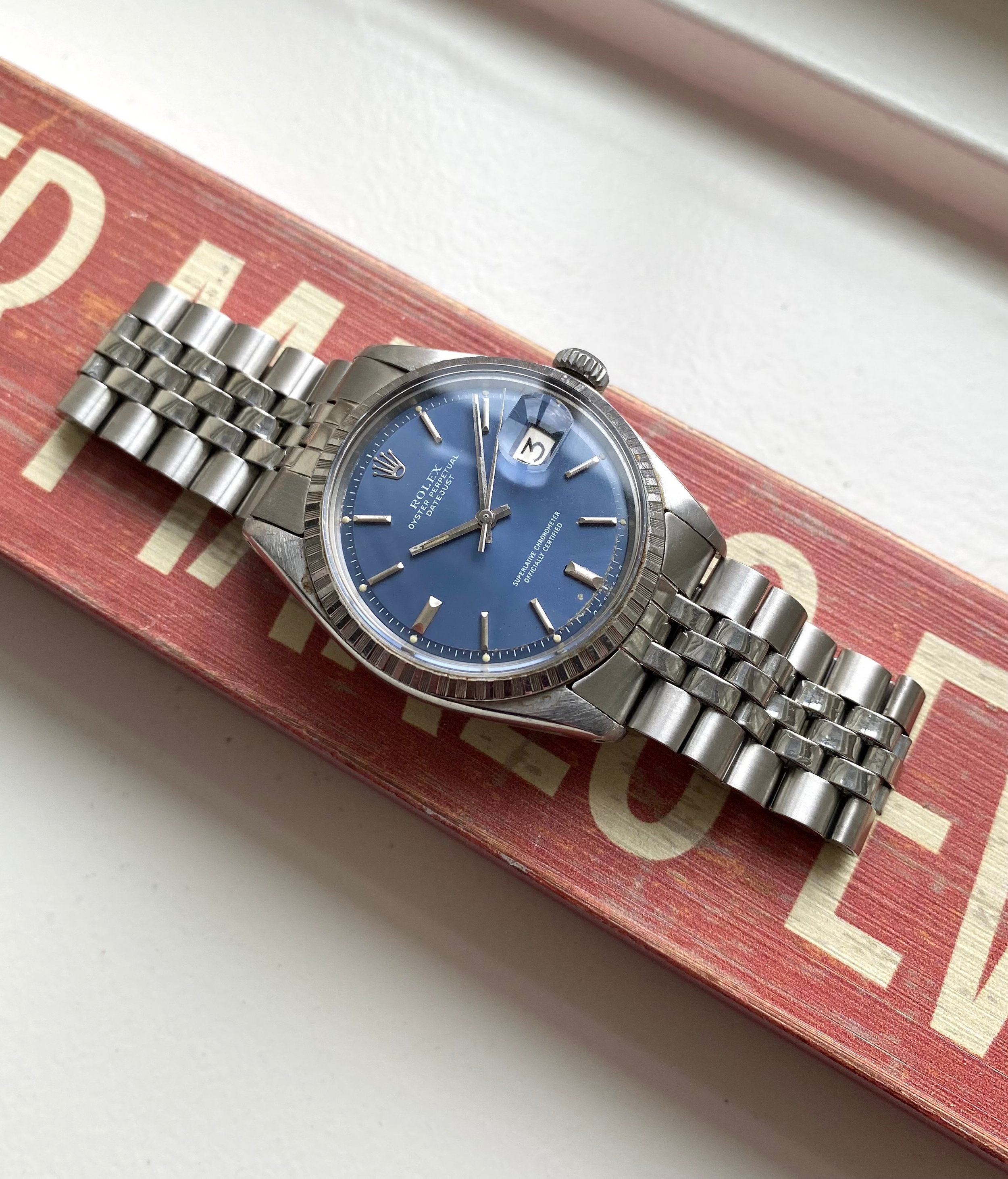 Rolex Datejust ref. 1603 — Blue Sigma Dial