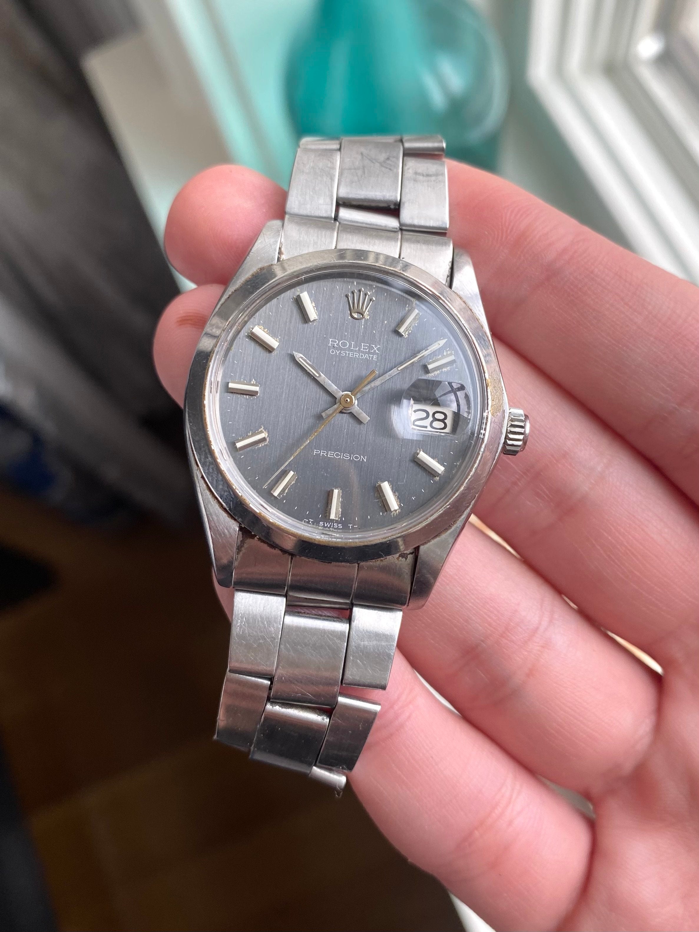 Rolex Precision 6694 - Grey Stripe