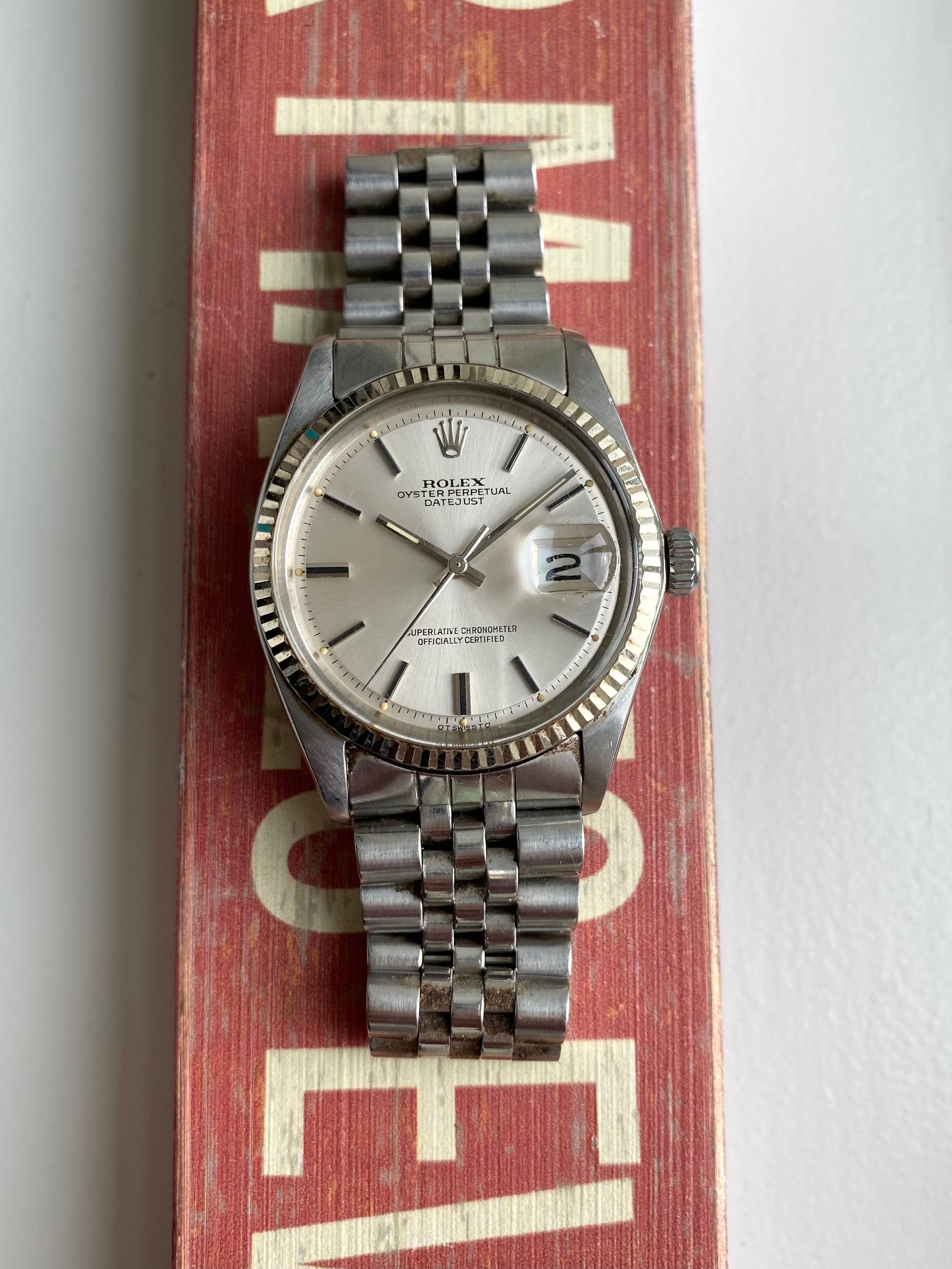 Rolex Datejust ref. 1601 — Silver Sigma Dial