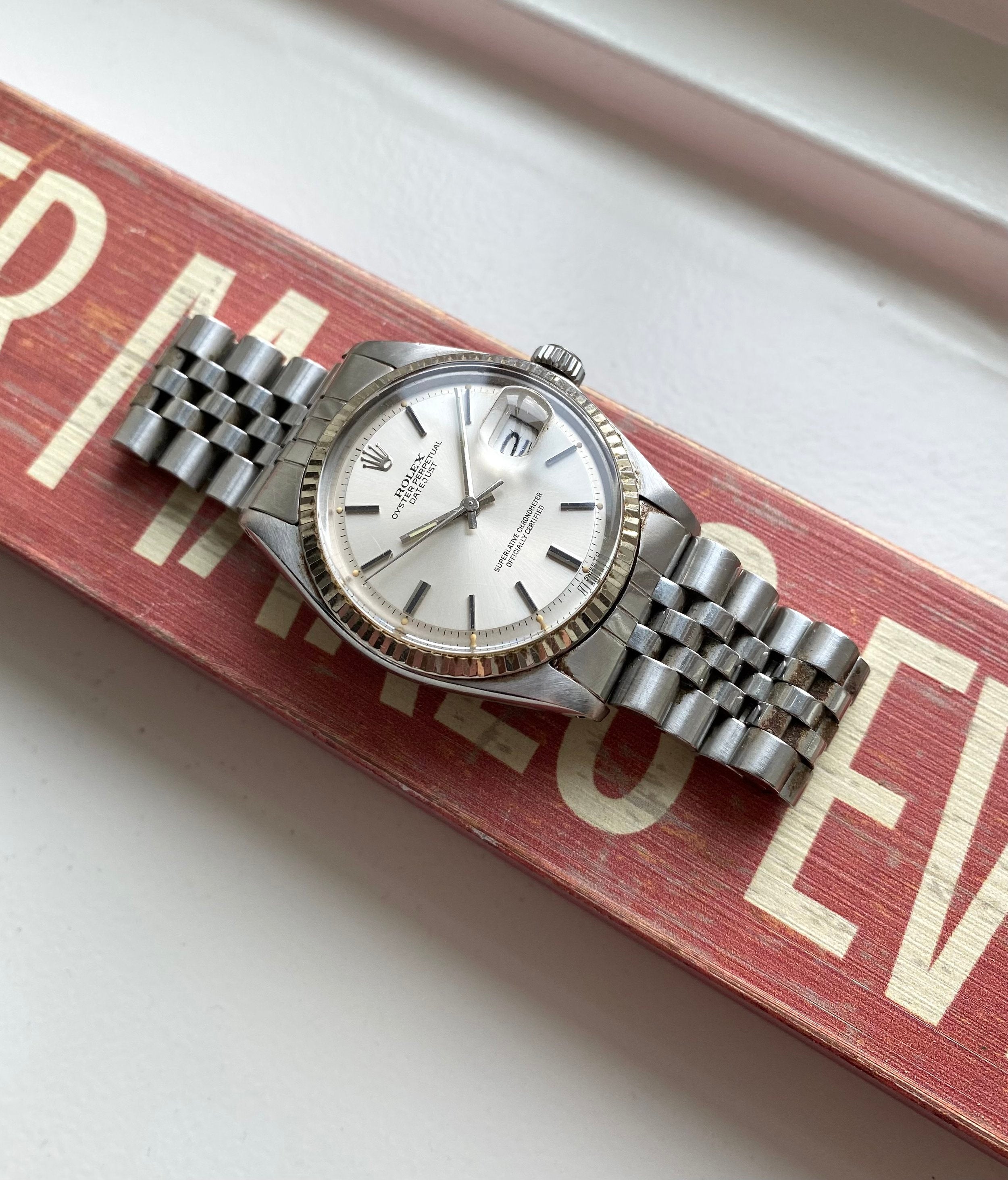 Rolex Datejust ref. 1601 — Silver Sigma Dial