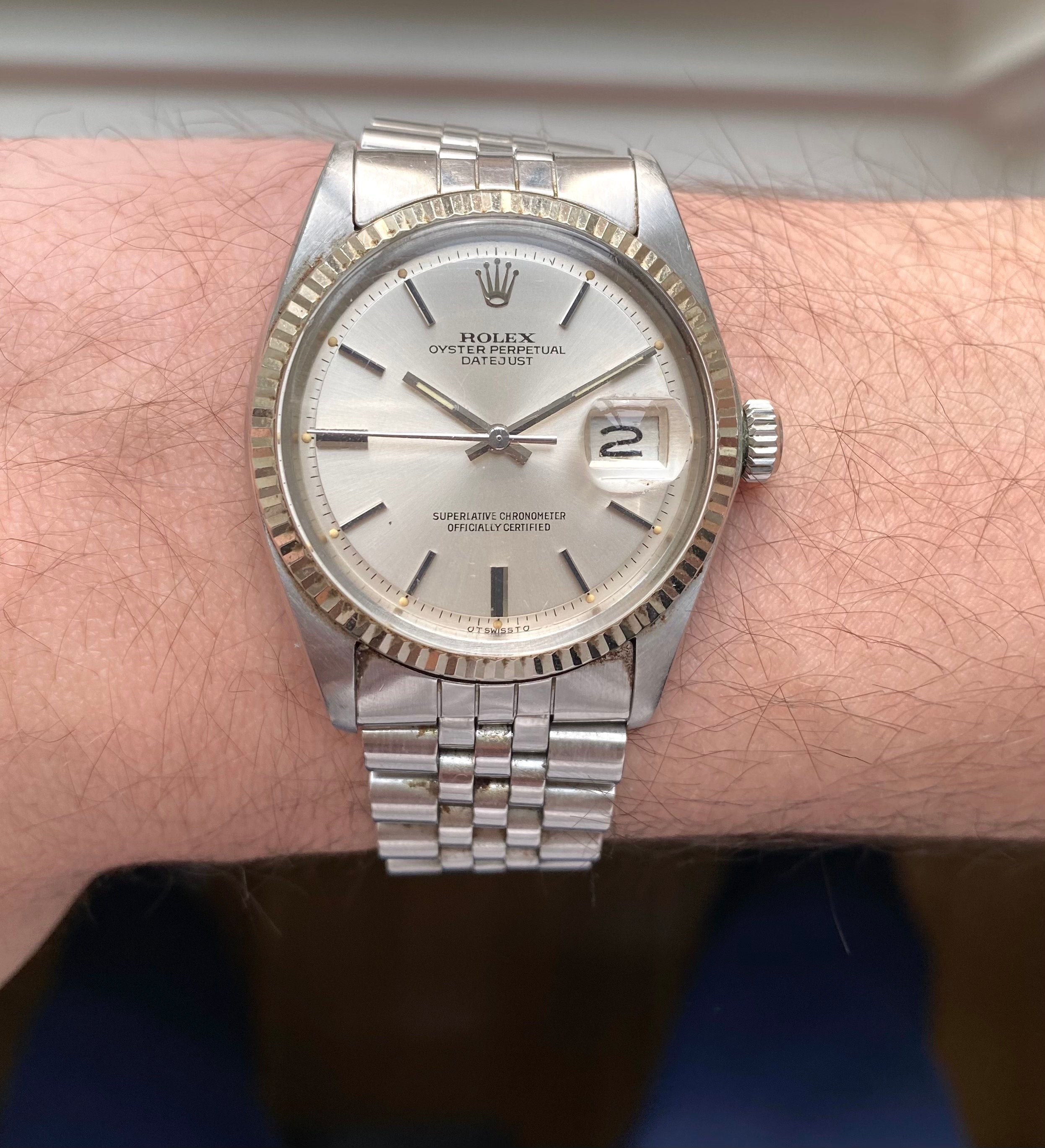 Rolex Datejust ref. 1601 — Silver Sigma Dial