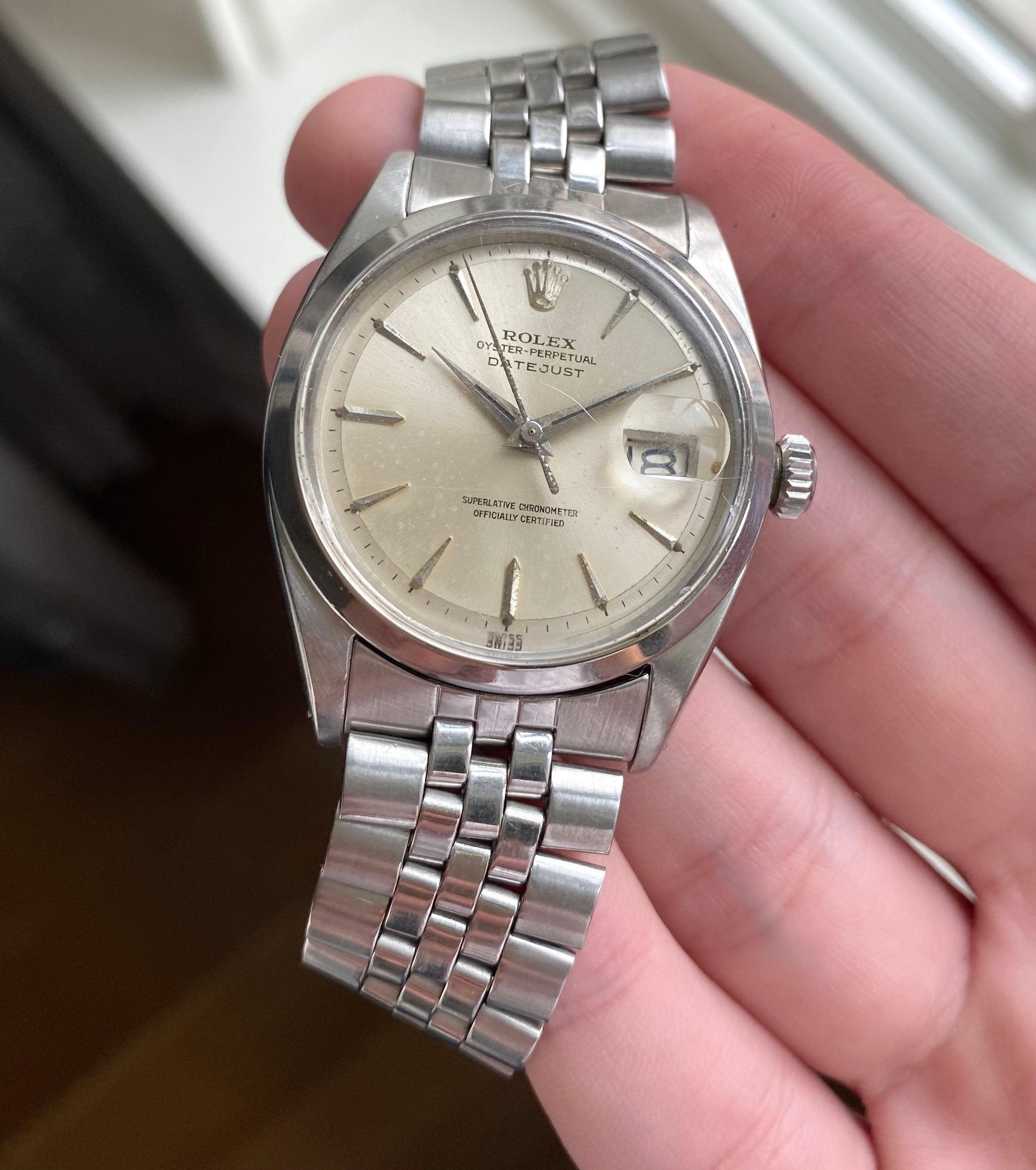 Rolex Datejust ref. 1600 — Dauphine Hands