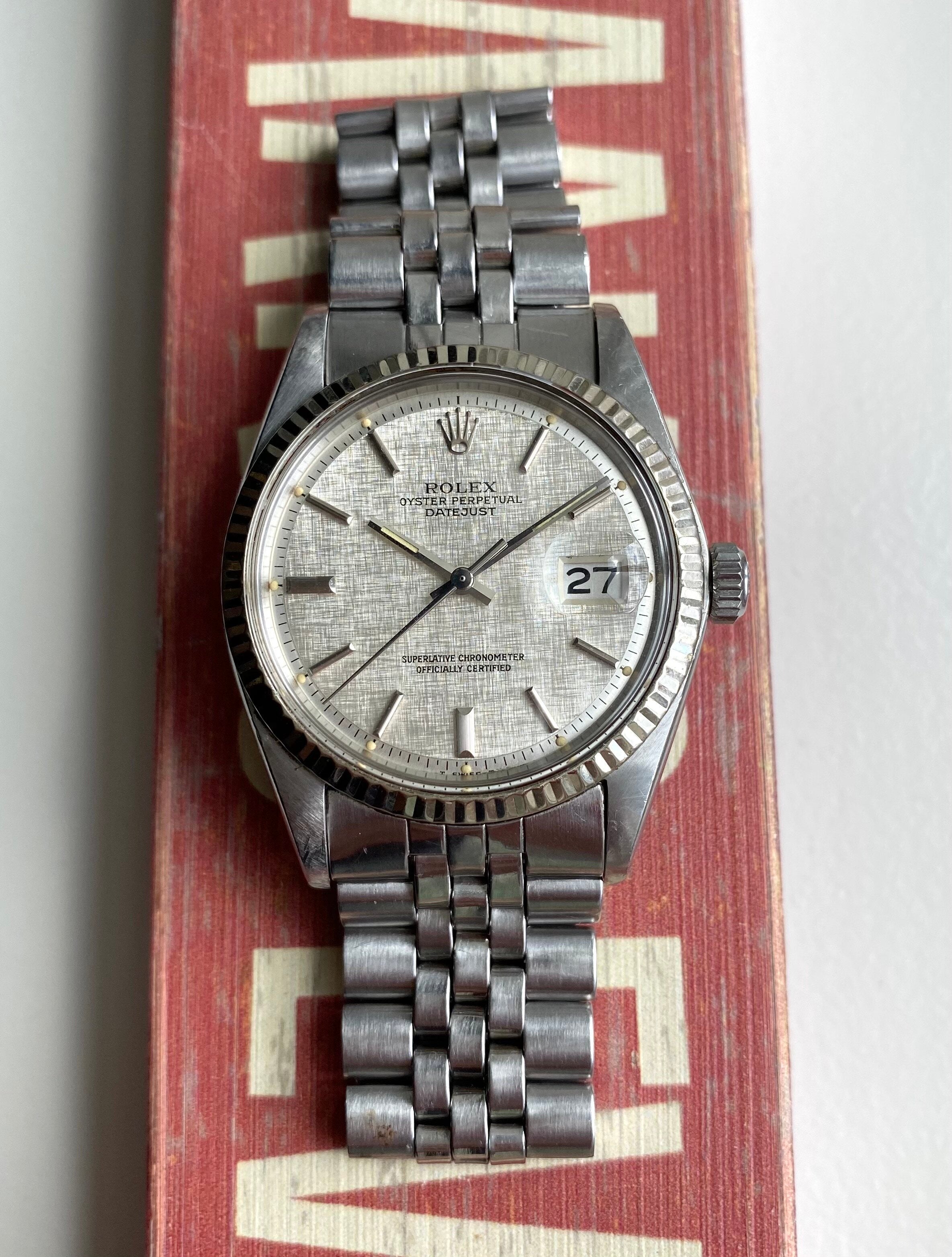 Rolex Datejust ref. 1601 — Linen Dial