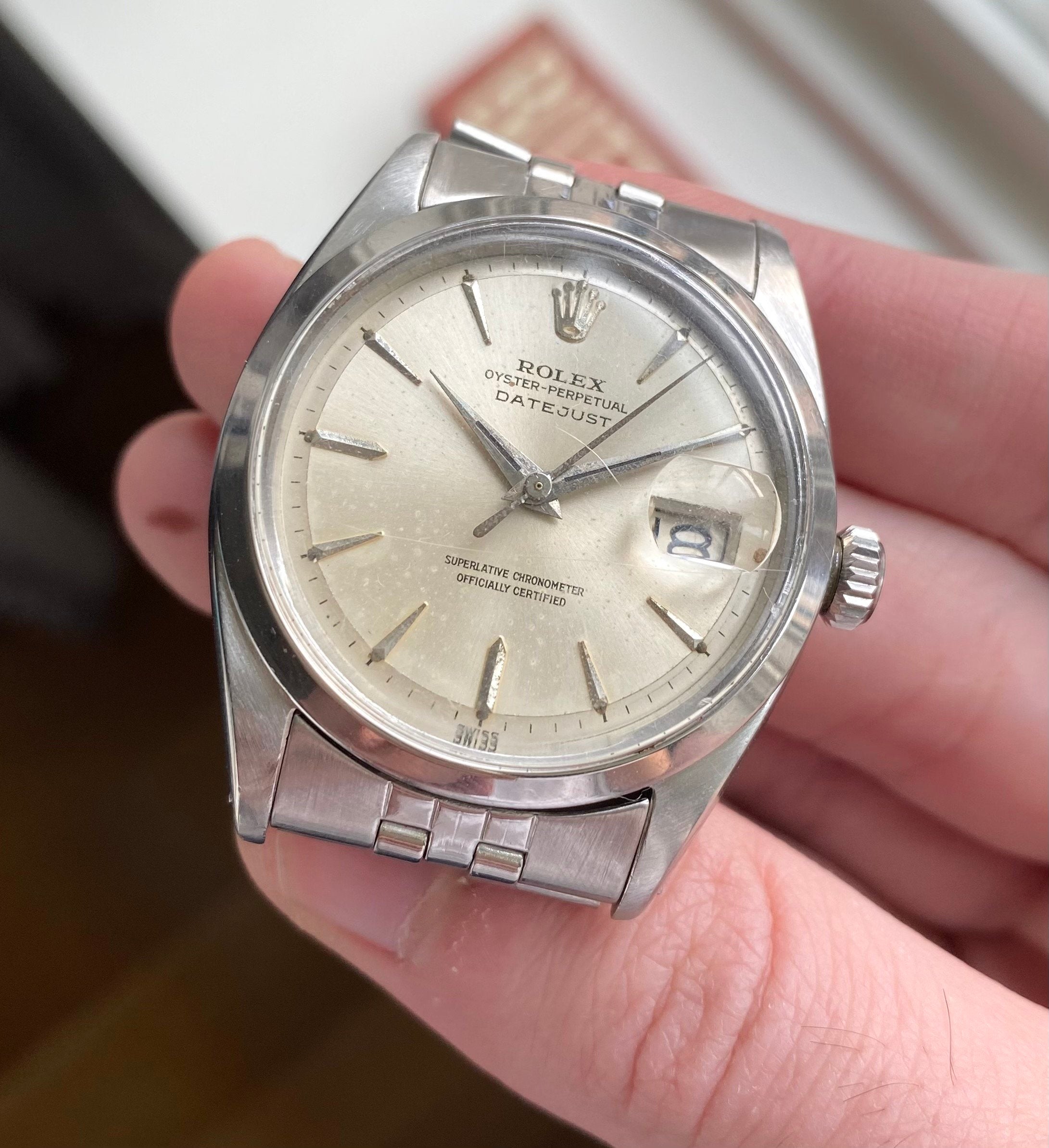 Rolex Datejust ref. 1600 — Dauphine Hands