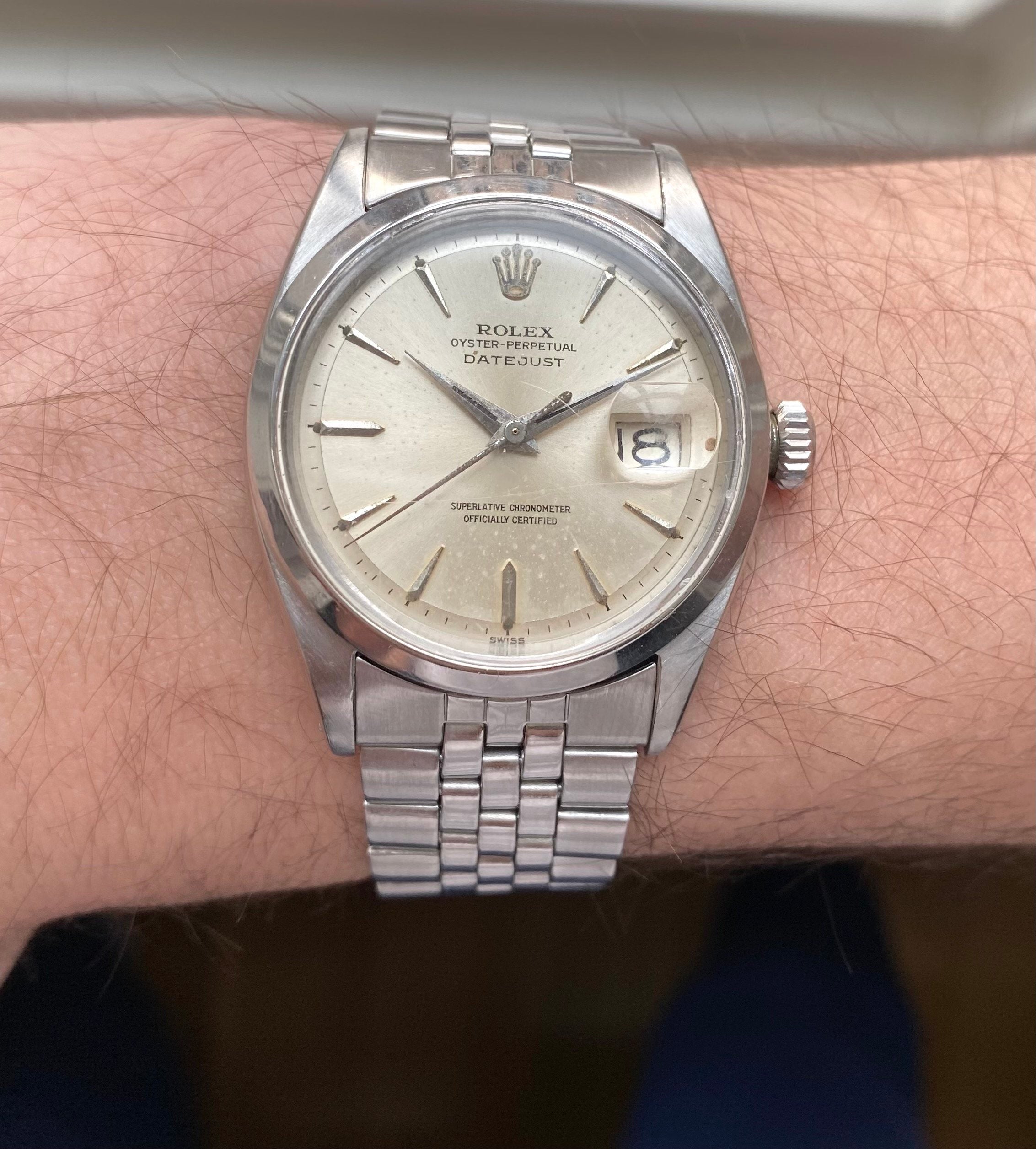 Rolex Datejust ref. 1600 — Dauphine Hands