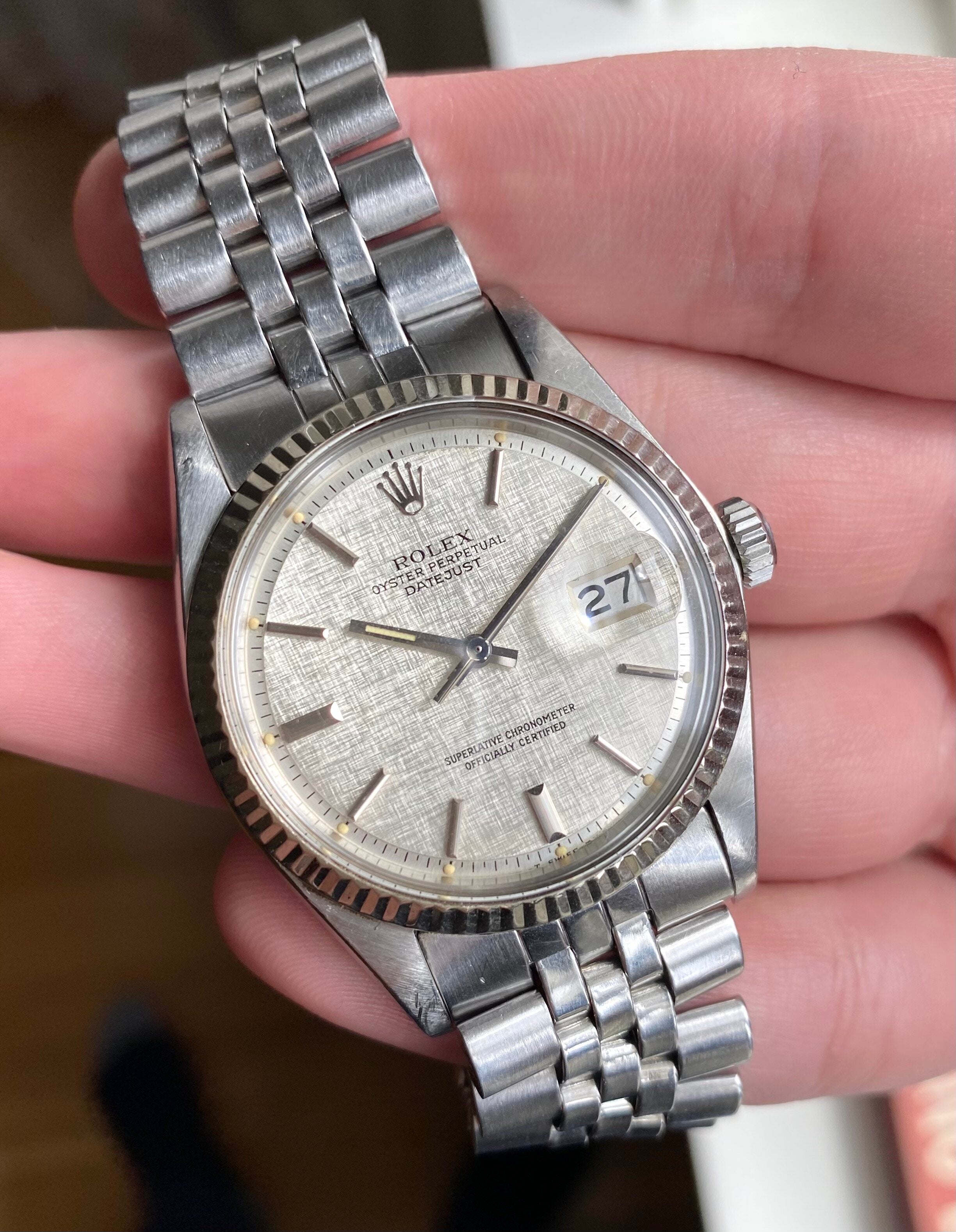 Rolex Datejust ref. 1601 — Linen Dial