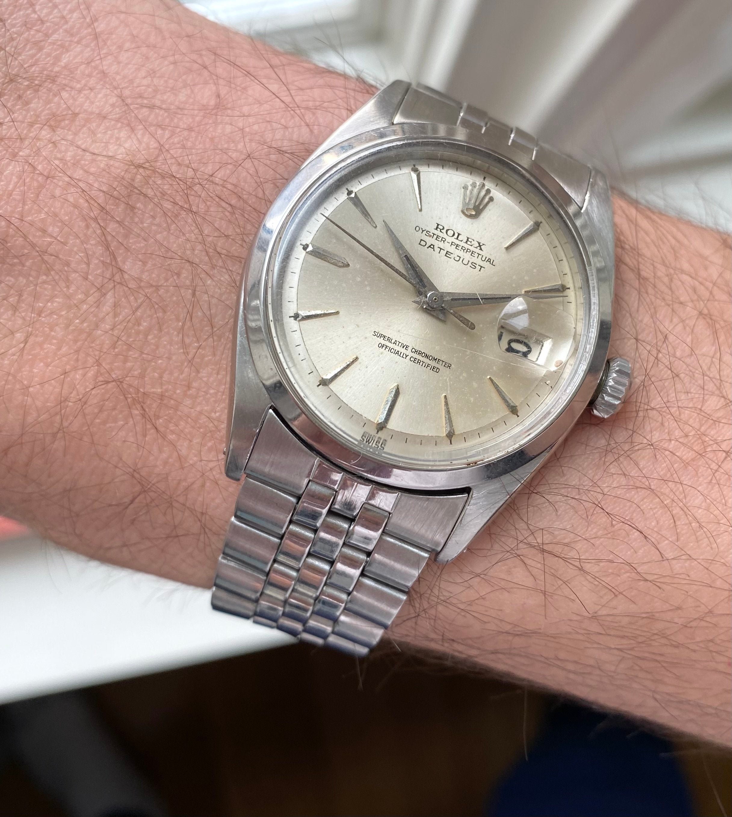 Rolex Datejust ref. 1600 — Dauphine Hands