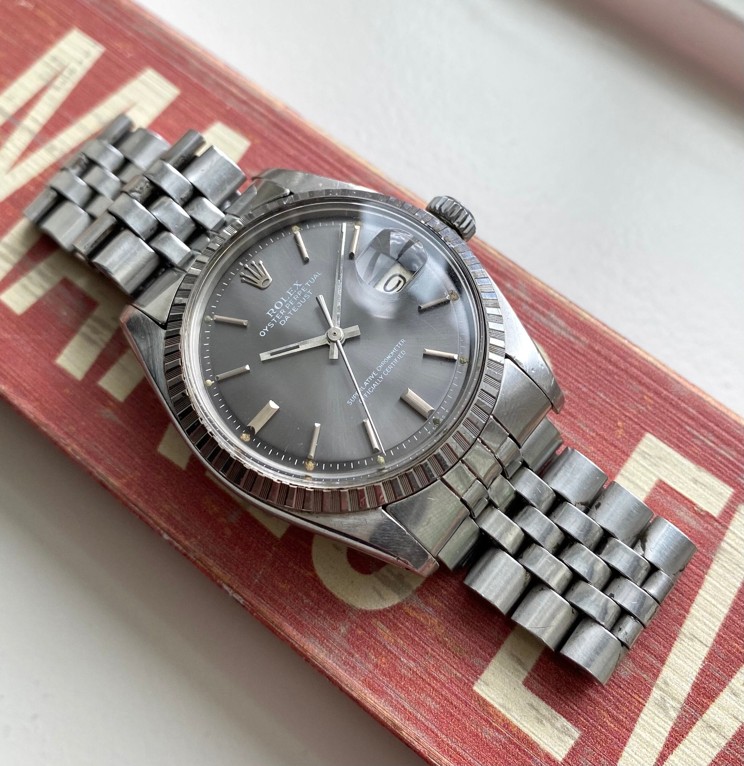 Rolex Datejust ref. 1603 — Grey Dial