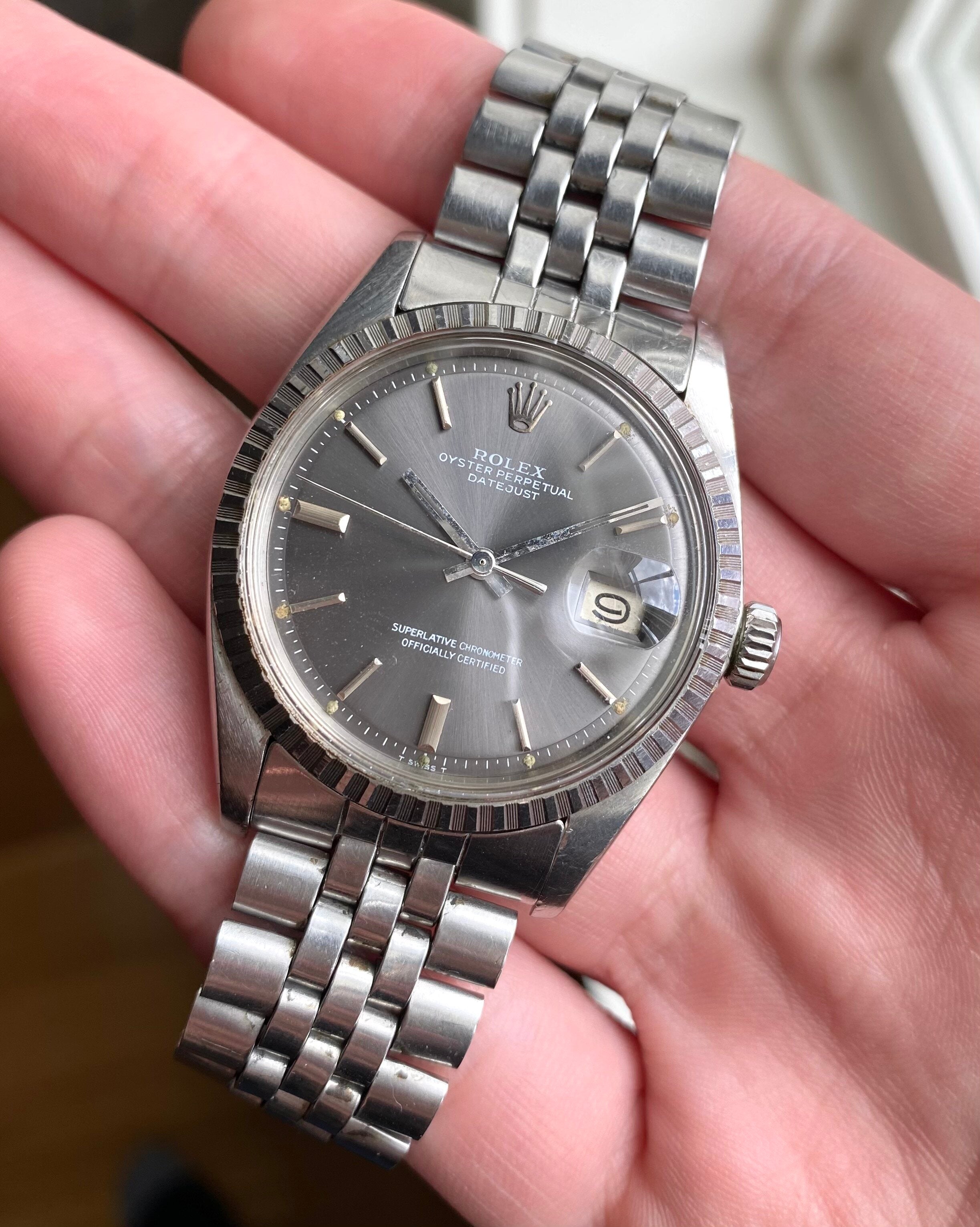 Rolex Datejust ref. 1603 — Grey Dial