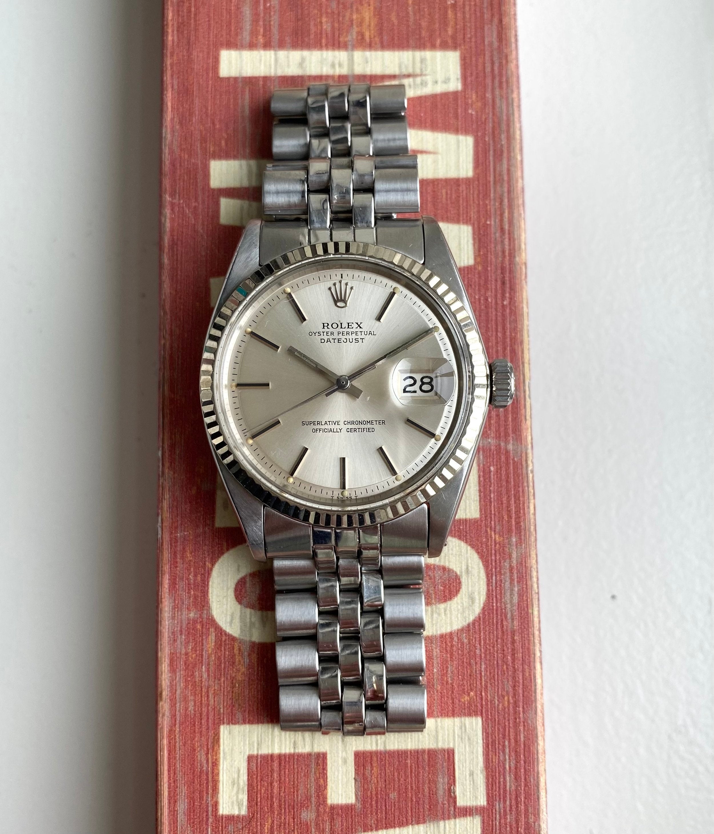 Rolex Datejust ref. 1601 — Silver