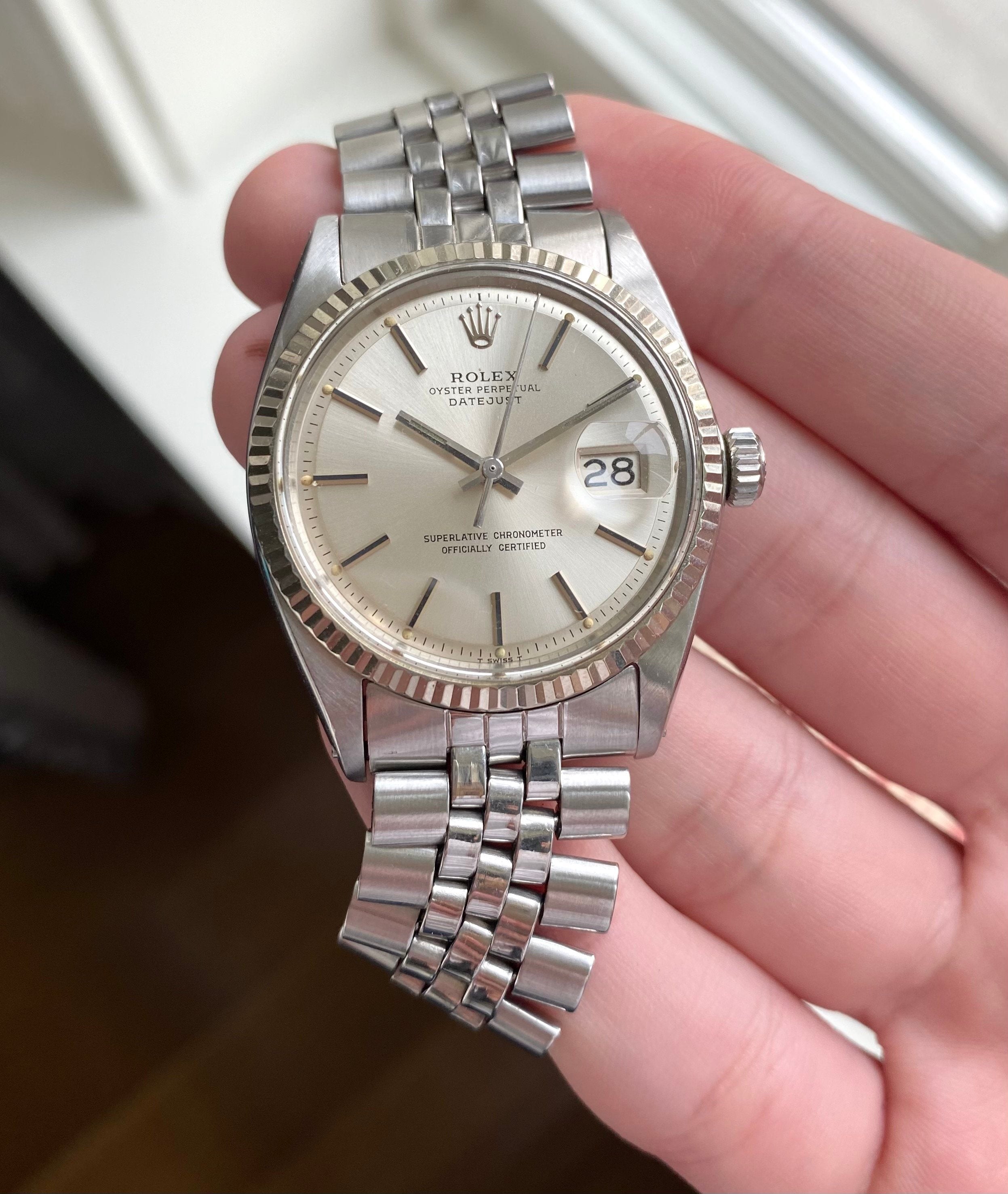 Rolex Datejust ref. 1601 — Silver