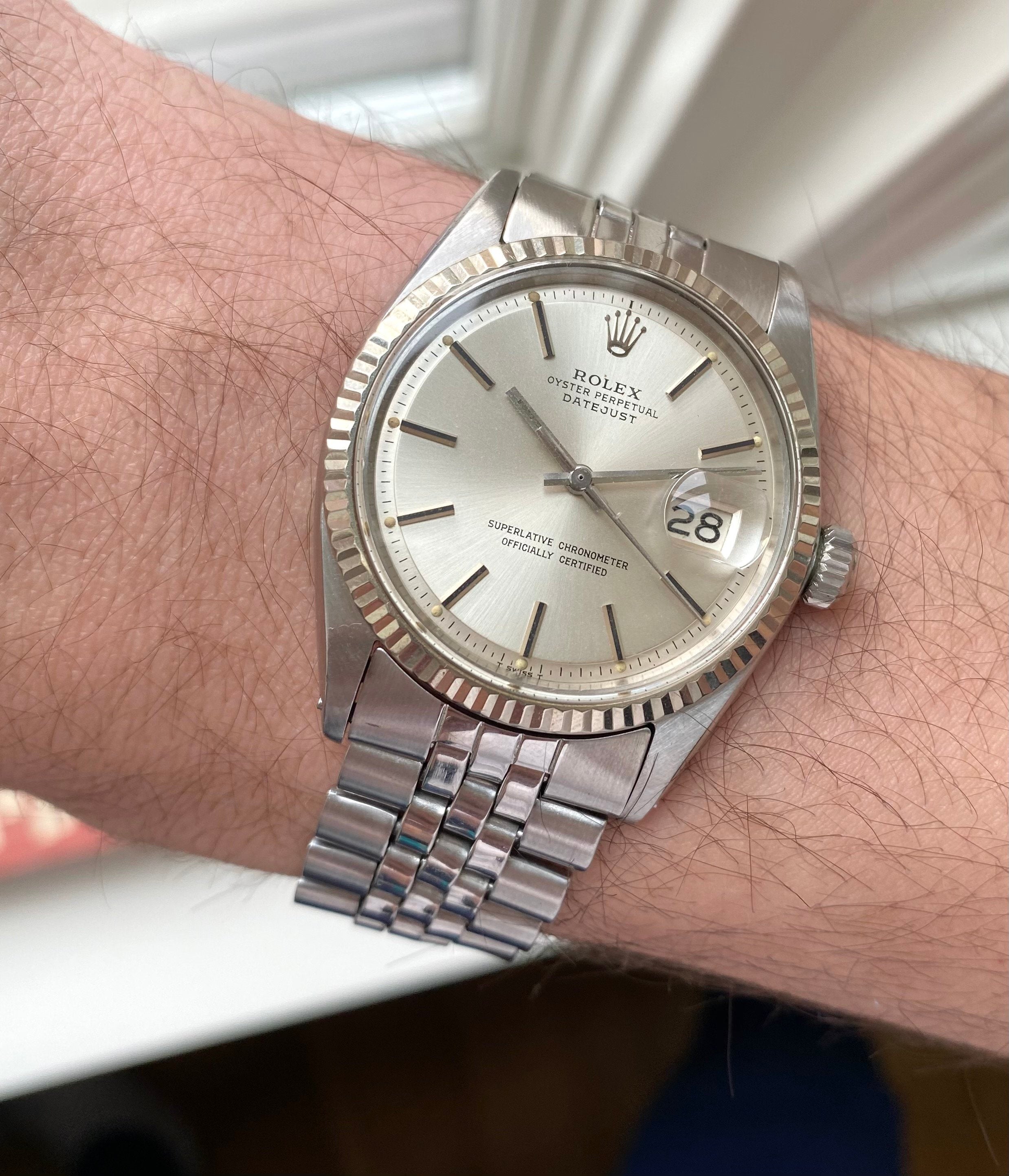 Rolex Datejust ref. 1601 — Silver