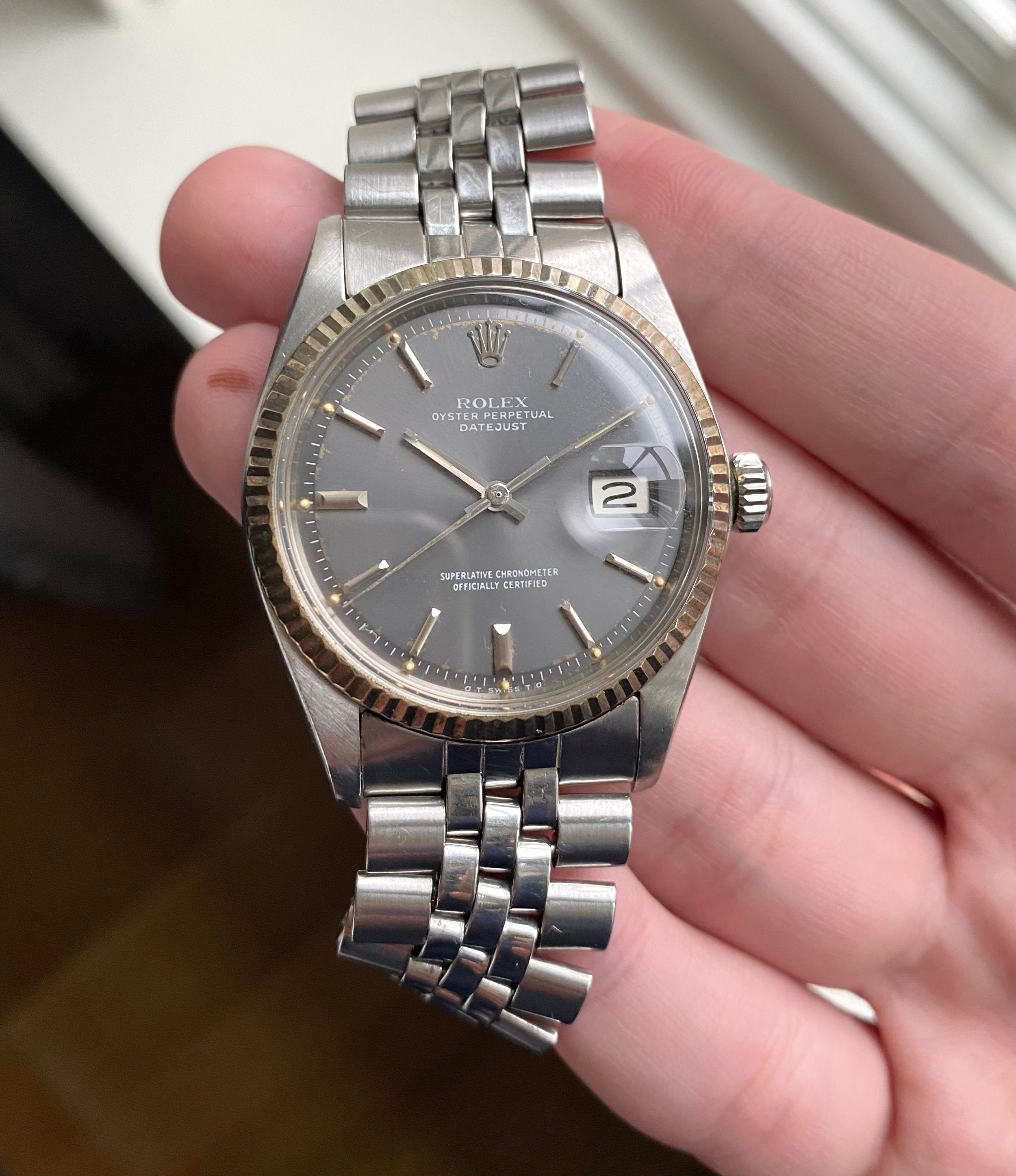 Rolex Datejust ref. 1601 — Grey Sigma