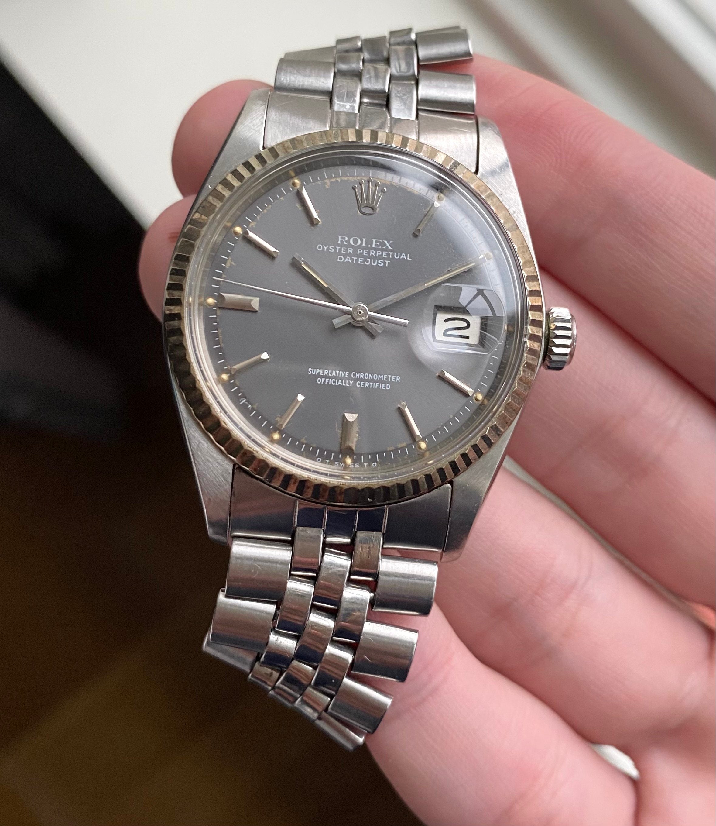 Rolex Datejust ref. 1601 — Grey Sigma