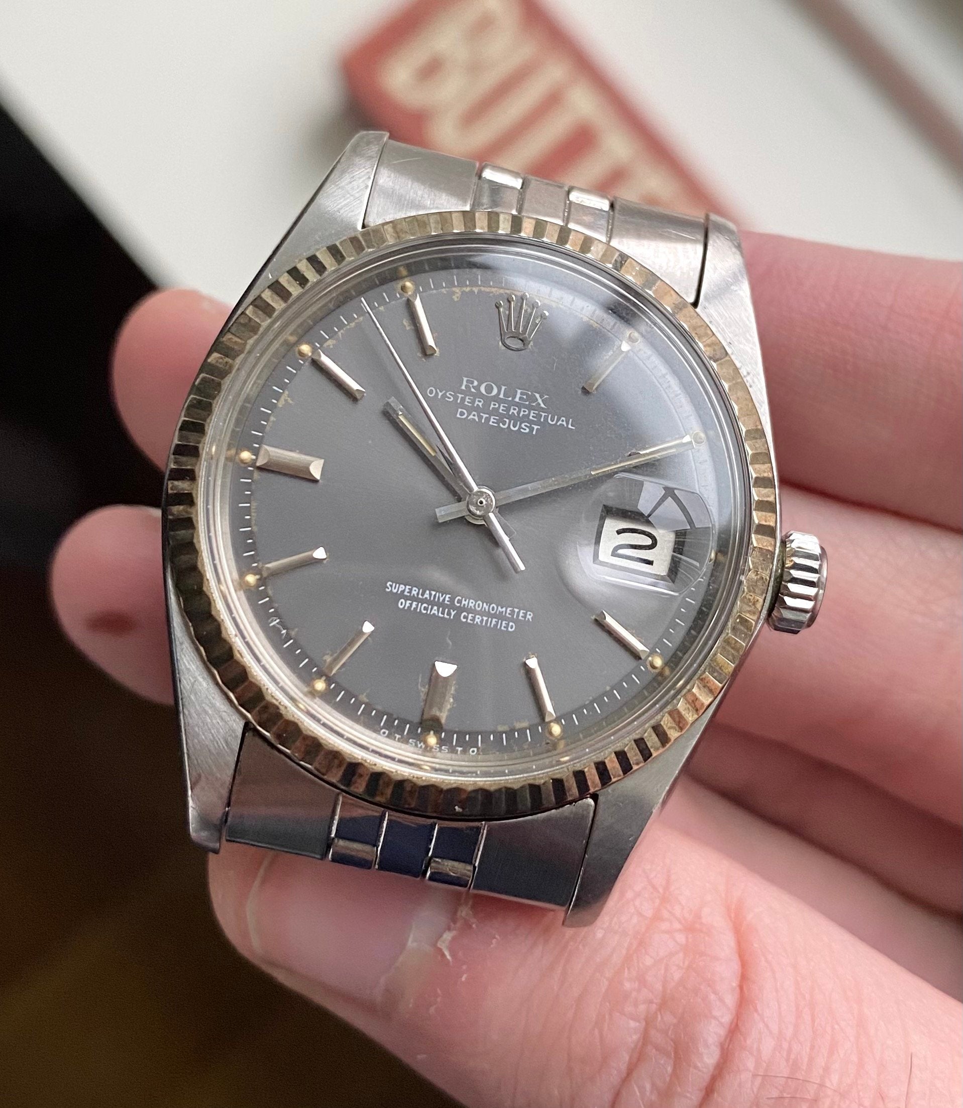 Rolex Datejust ref. 1601 — Grey Sigma