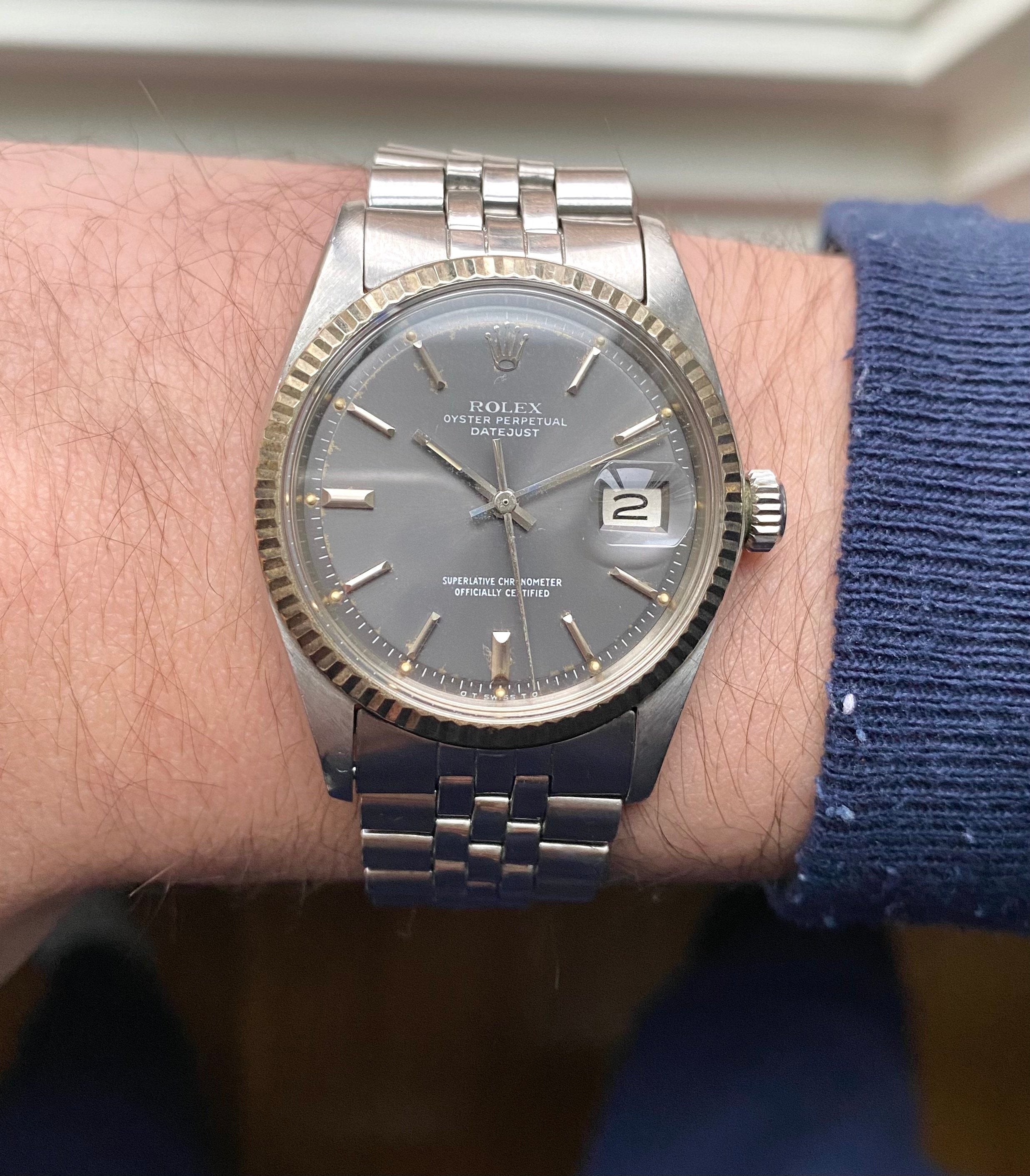 Rolex Datejust ref. 1601 — Grey Sigma