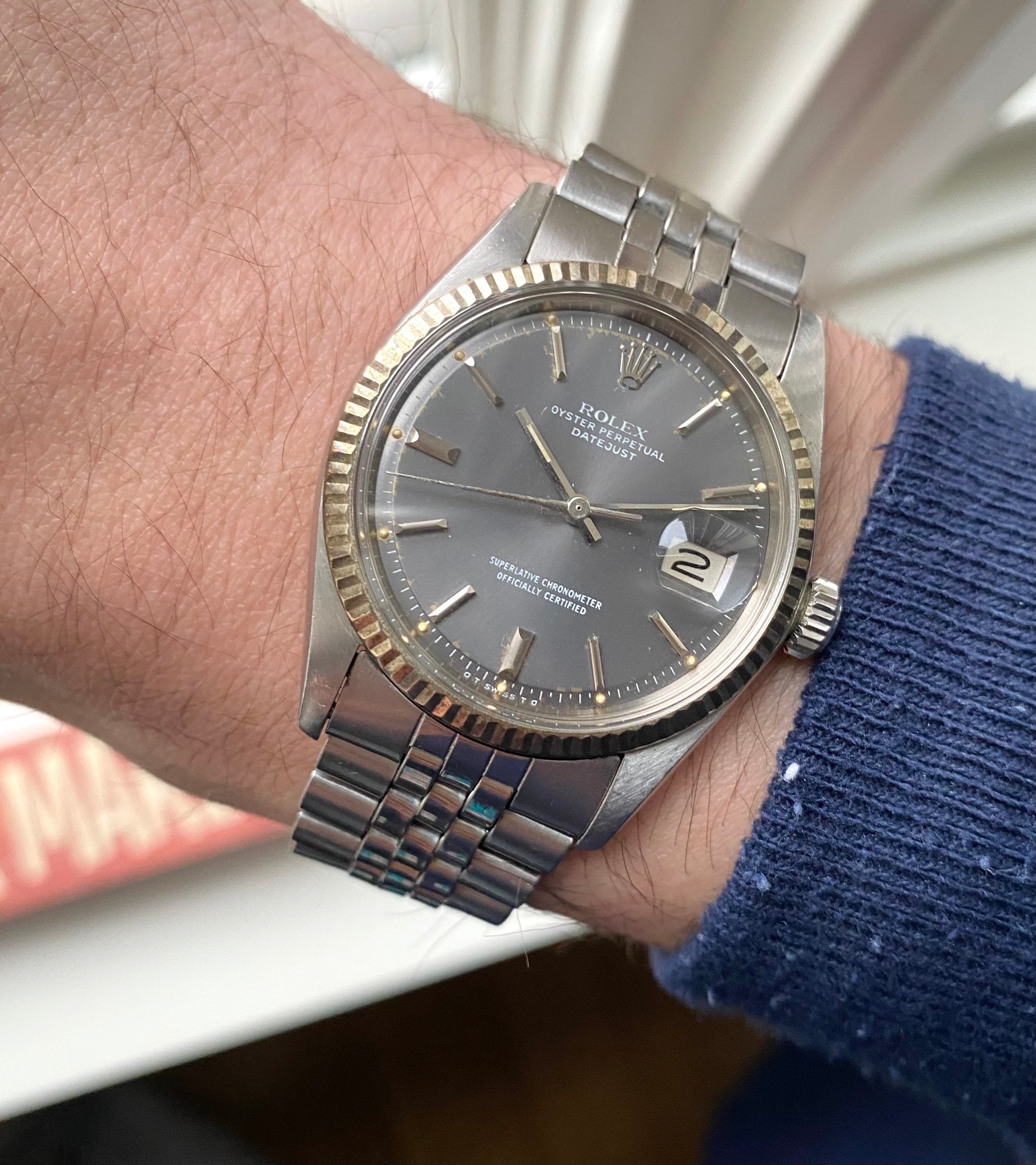 Rolex Datejust ref. 1601 — Grey Sigma