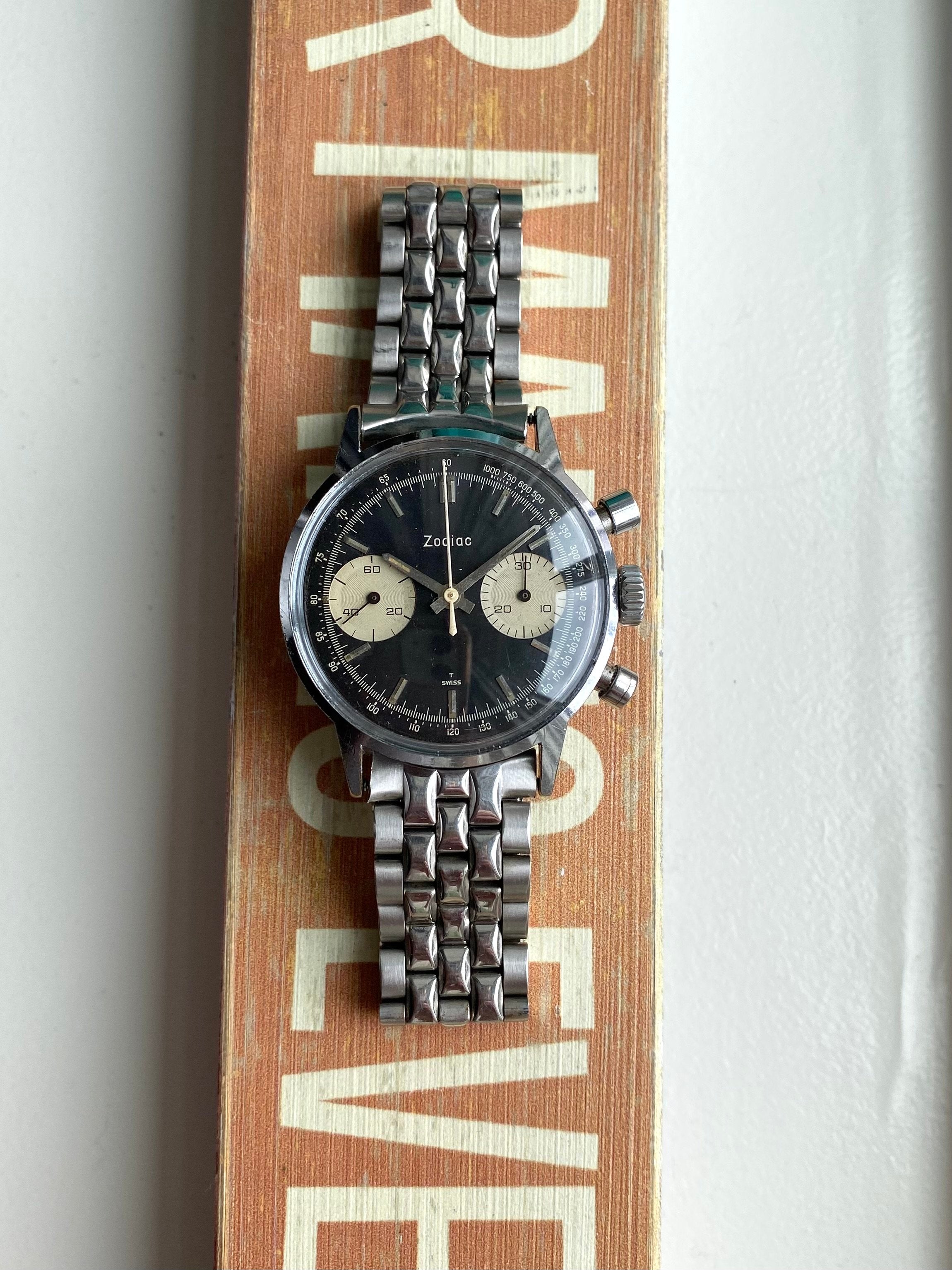 Zodiac Chronograph - Panda Dial.