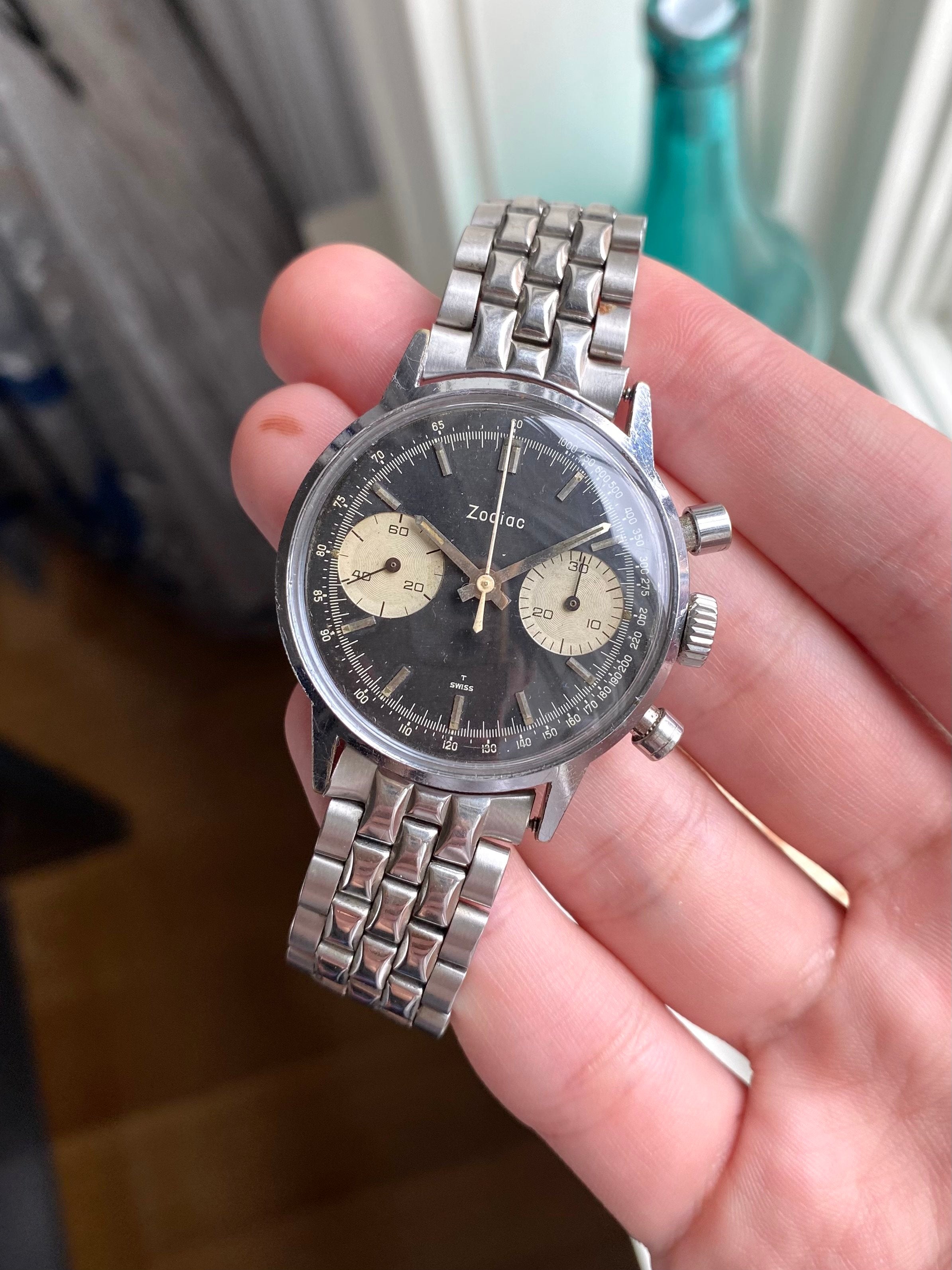 Zodiac Chronograph - Panda Dial.