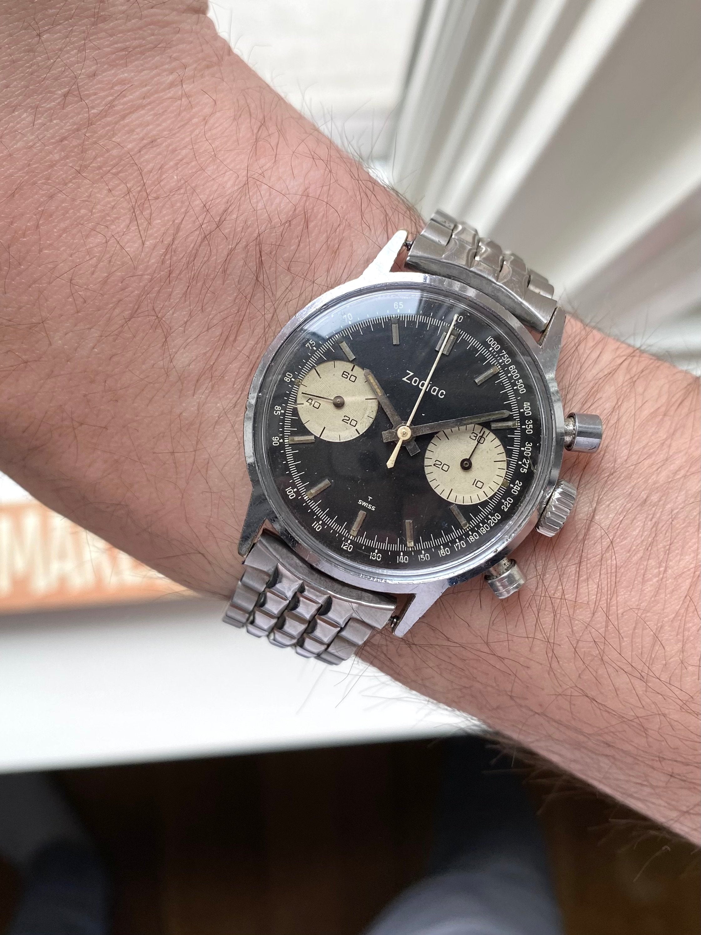 Zodiac Chronograph - Panda Dial.