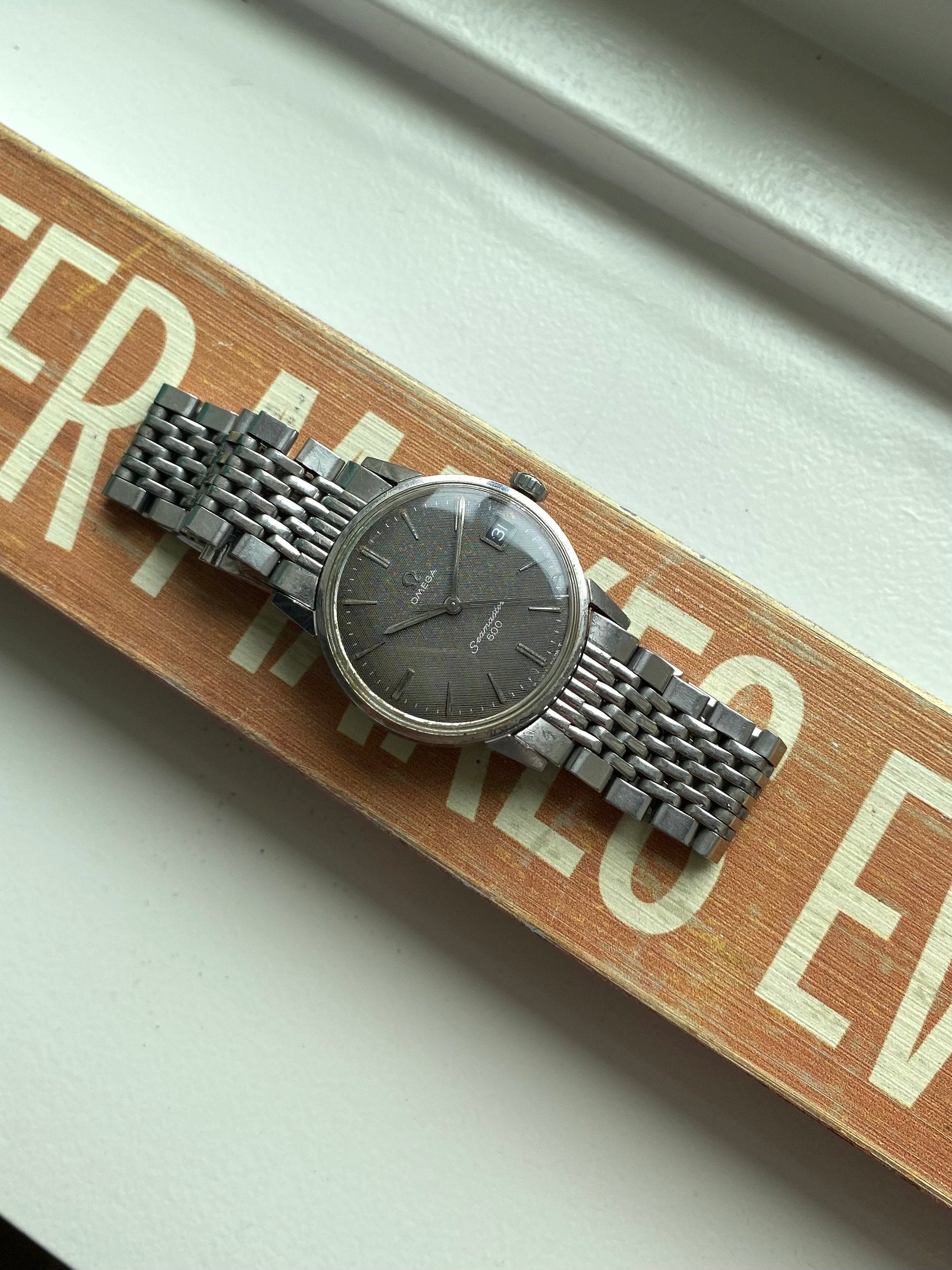 Omega Seamaster 600 - Brown Linen.