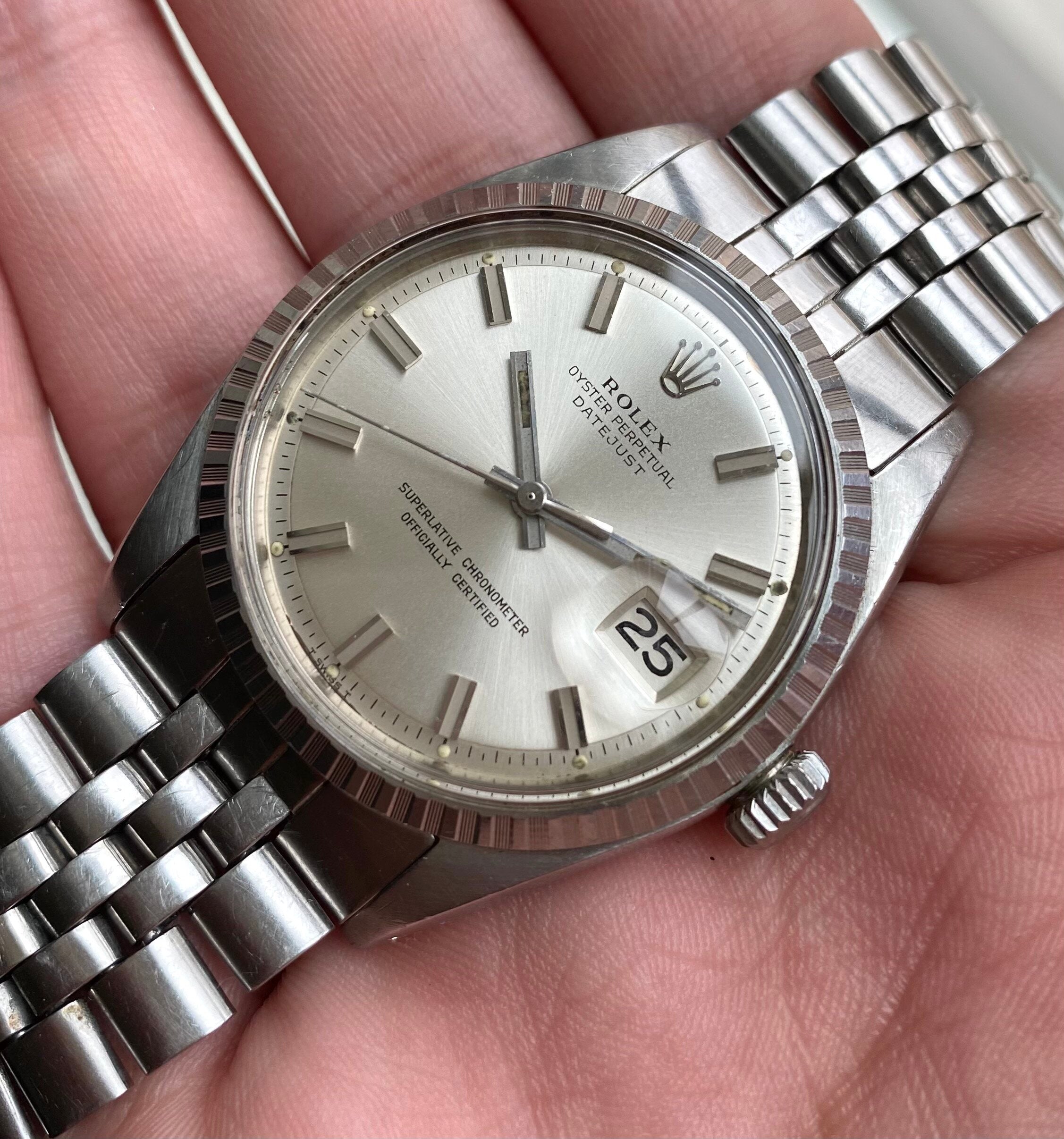 Rolex Dateust ref. 1603 — "Wideboy"