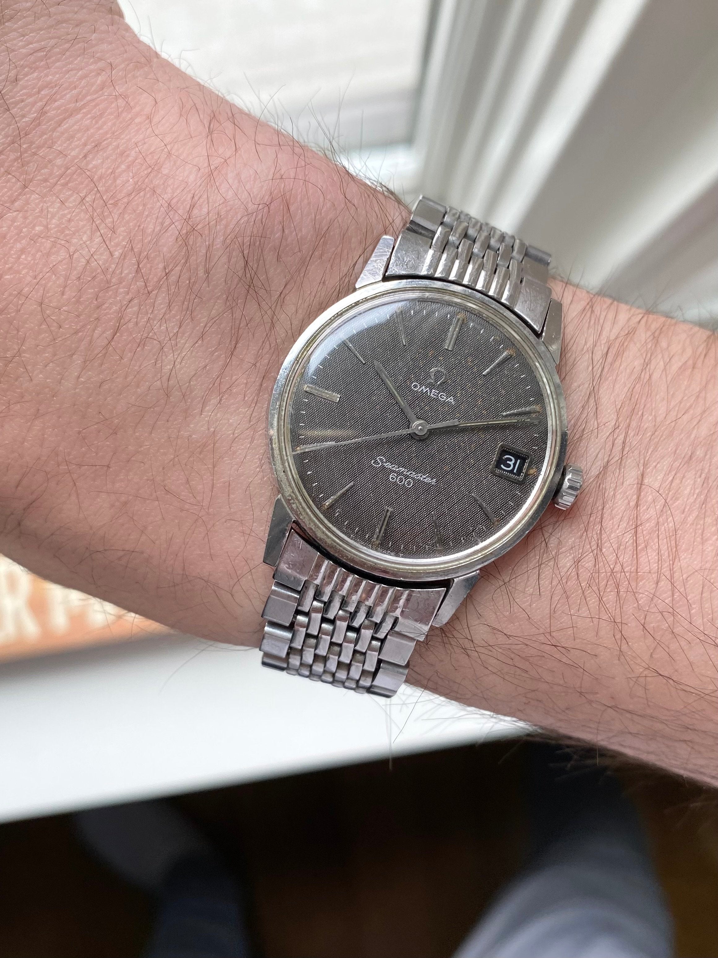 Omega Seamaster 600 - Brown Linen.