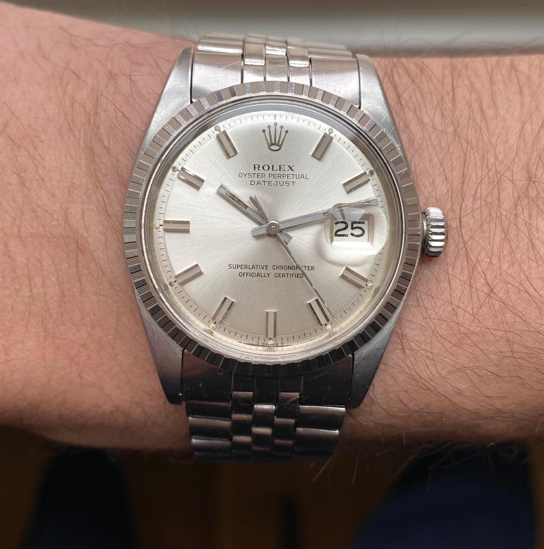 Rolex Dateust ref. 1603 — "Wideboy"