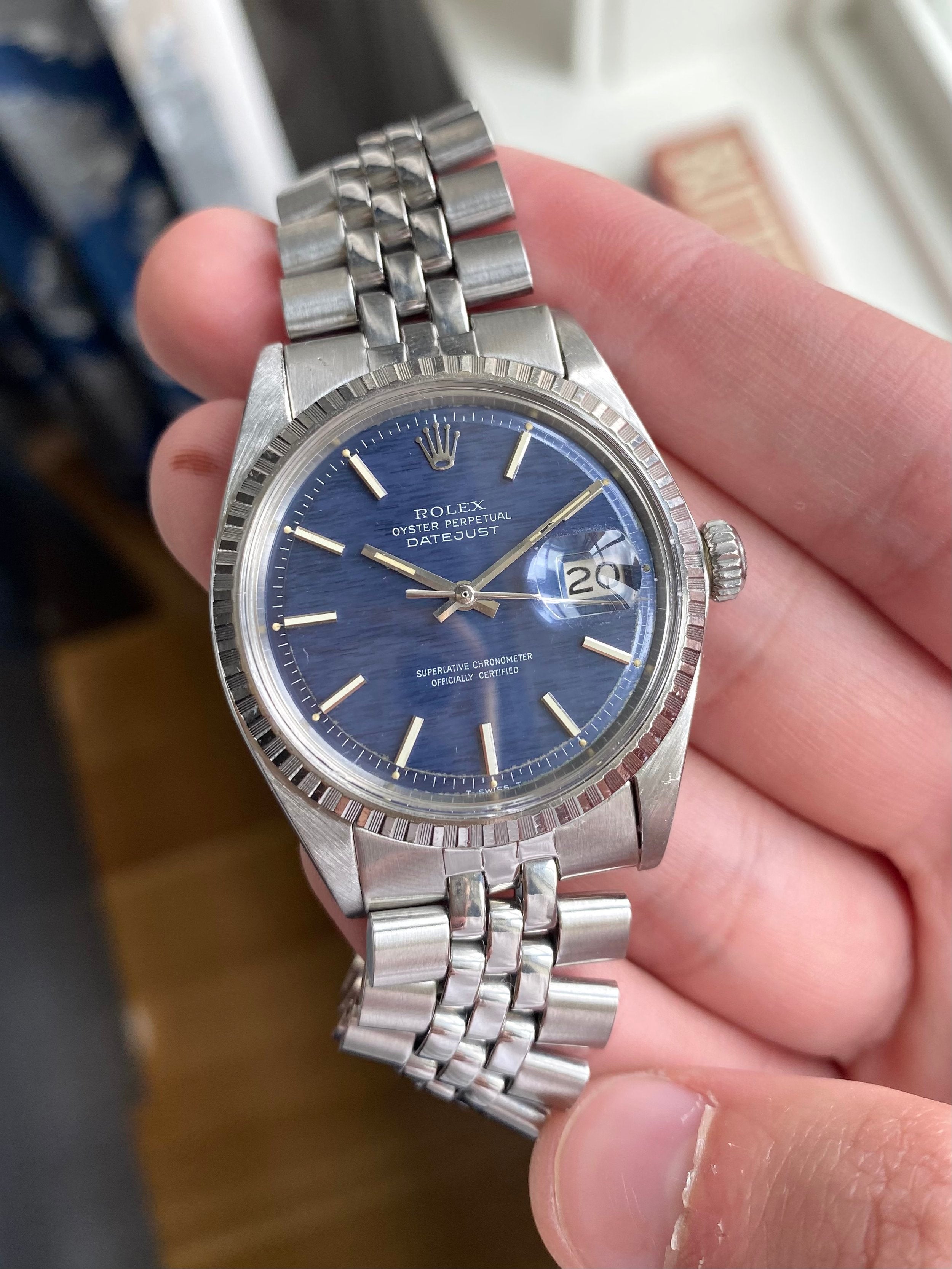 Rolex Datejust 1603 - Blue Mosaic