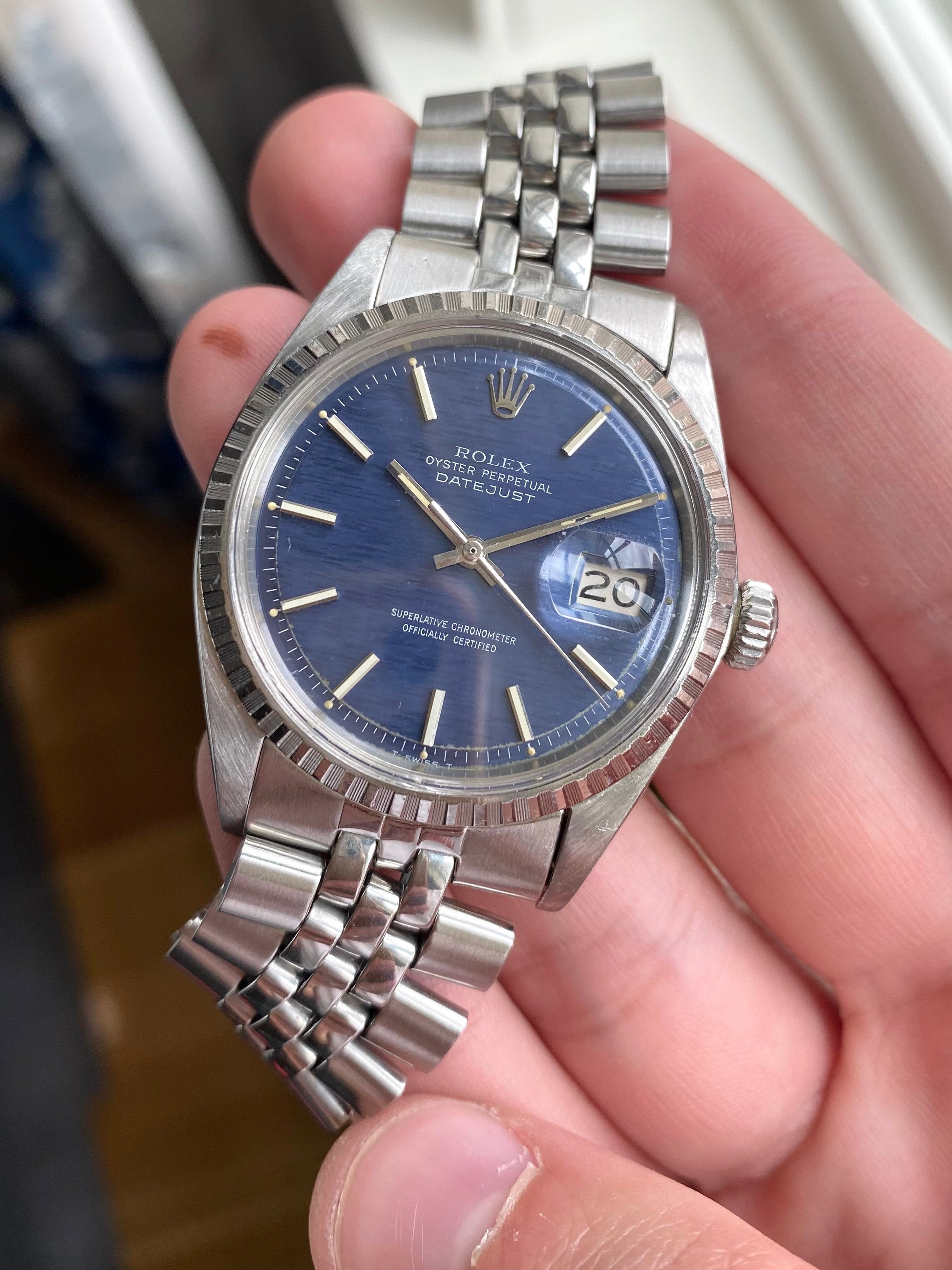 Rolex Datejust 1603 - Blue Mosaic