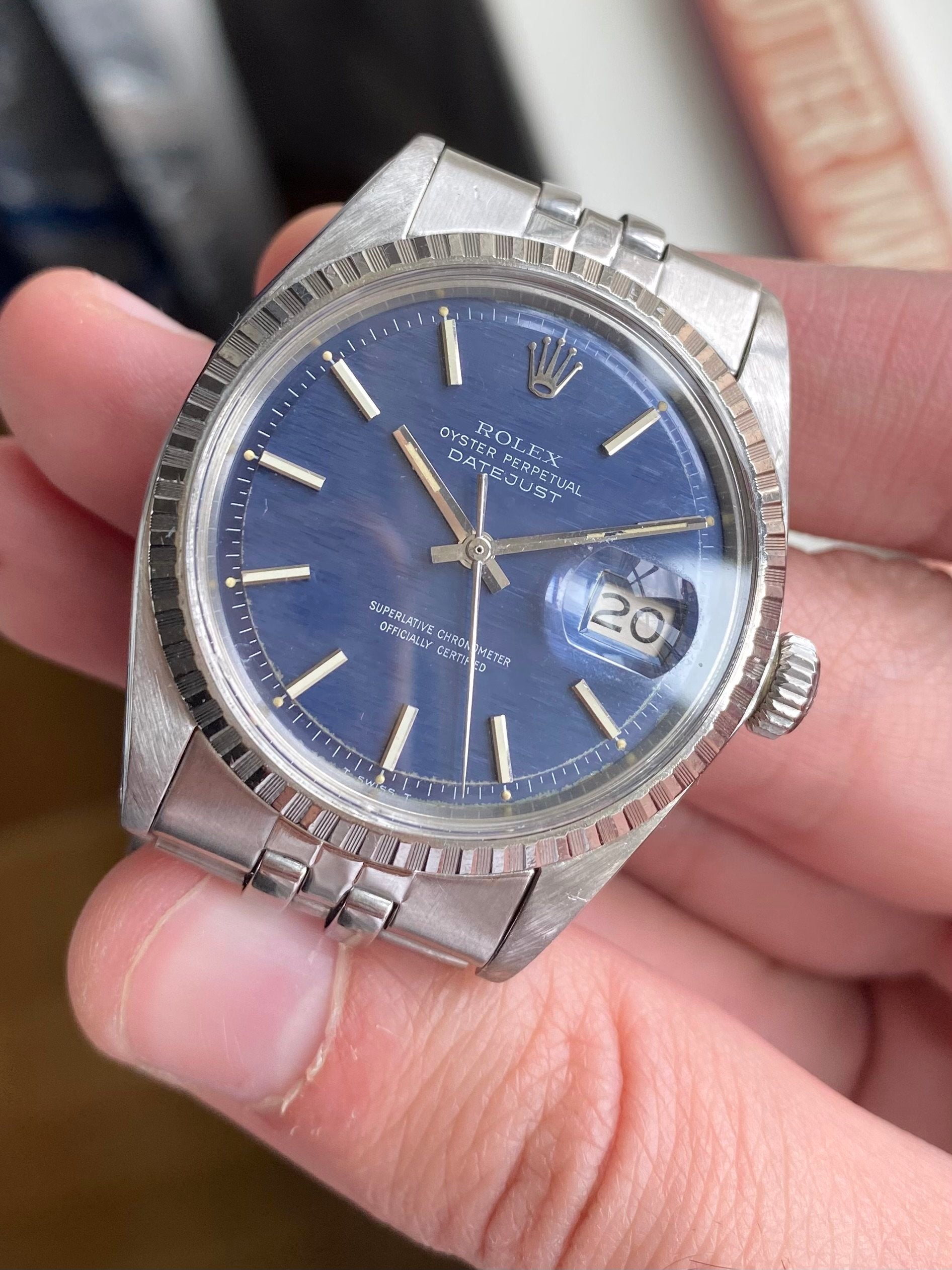 Rolex Datejust 1603 - Blue Mosaic