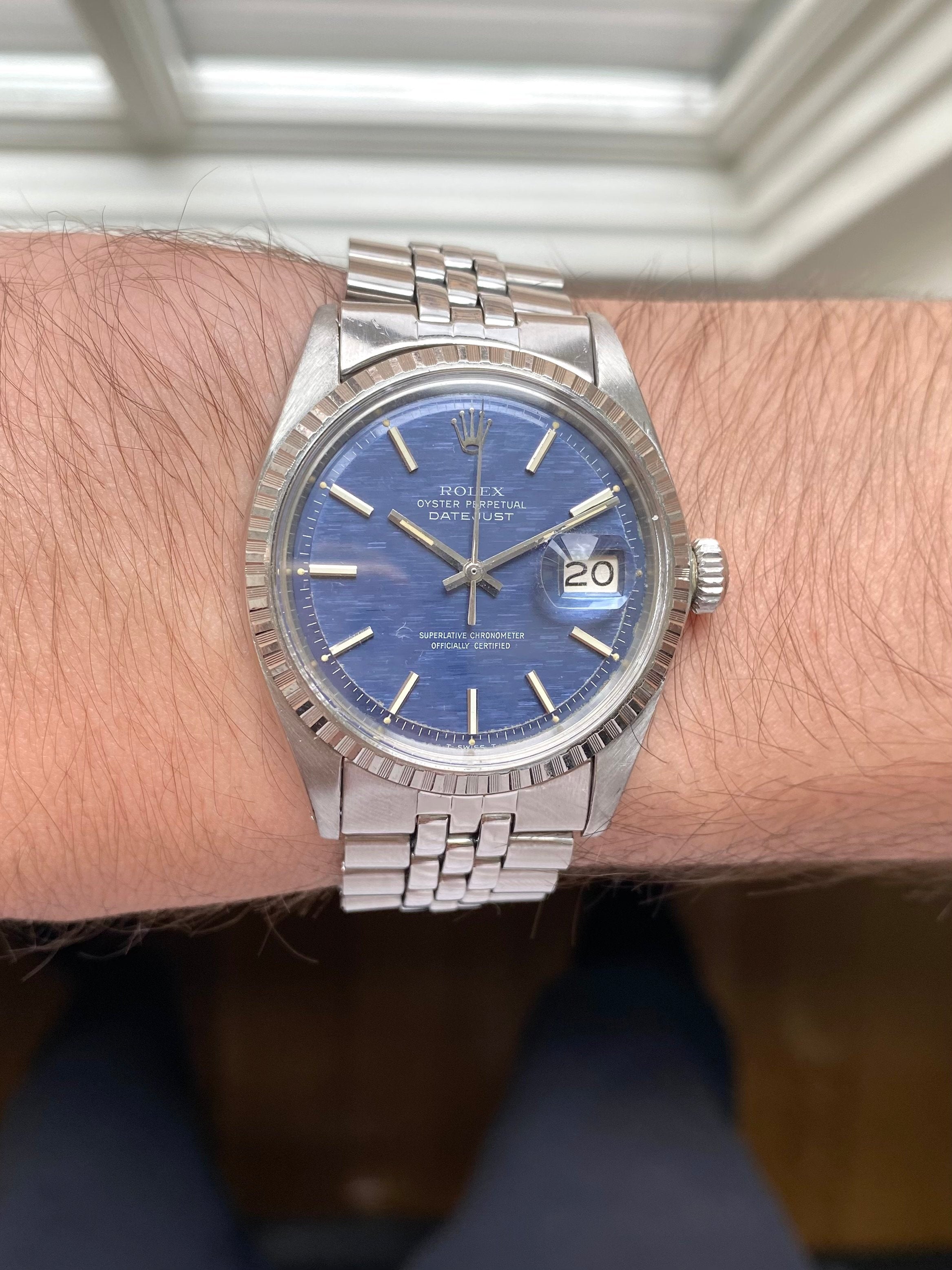 Rolex Datejust 1603 - Blue Mosaic