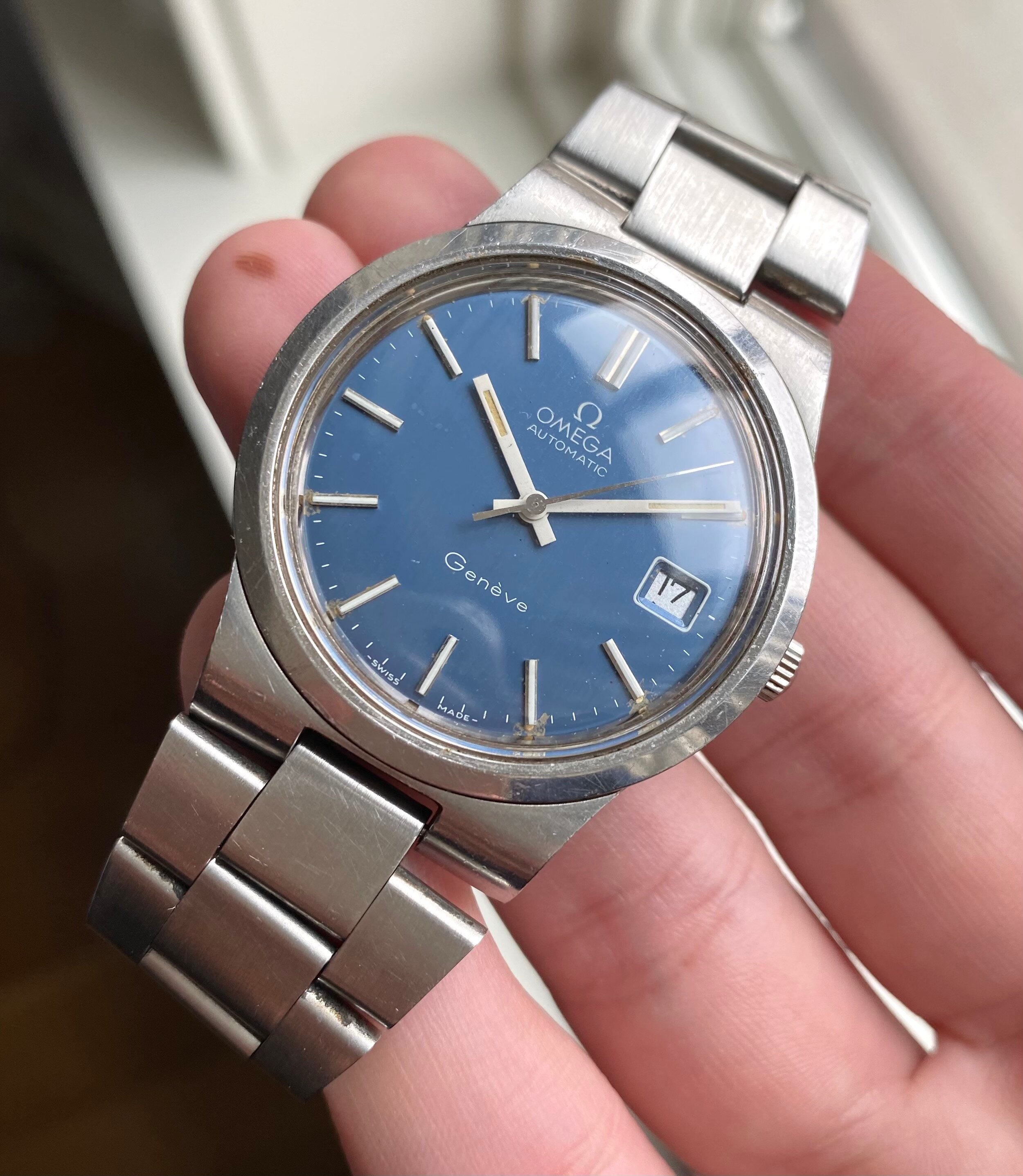 Omega Geneve — Blue Dial