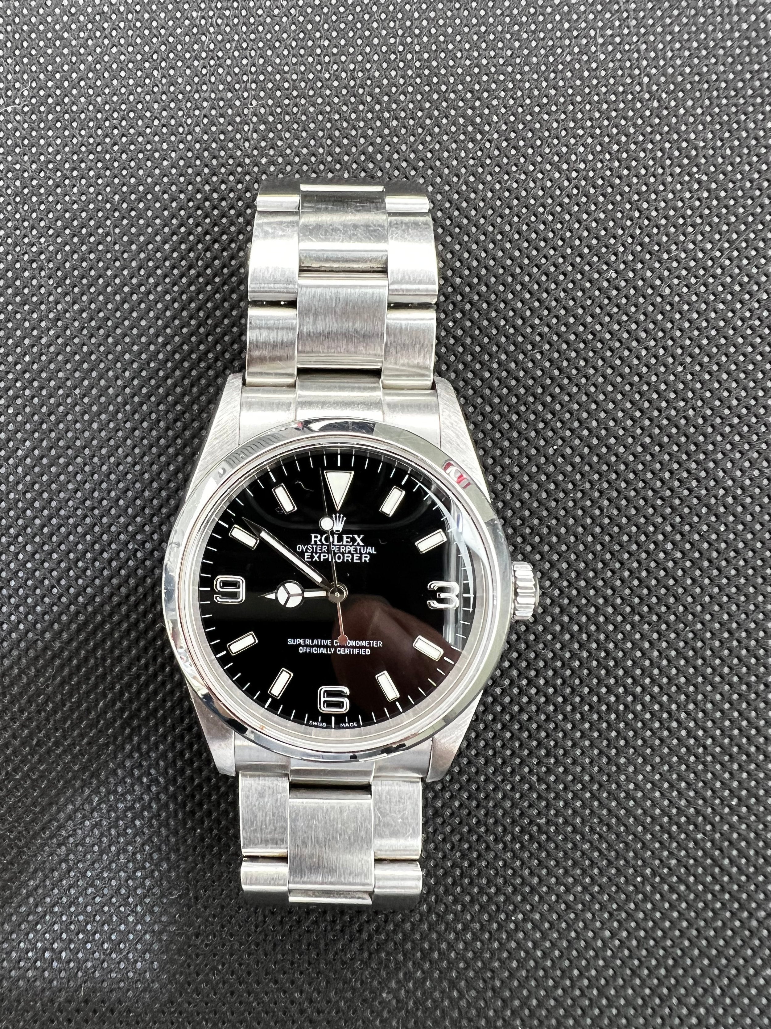 Rolex Explorer Reference 114270 2000s Black Dial 36mm