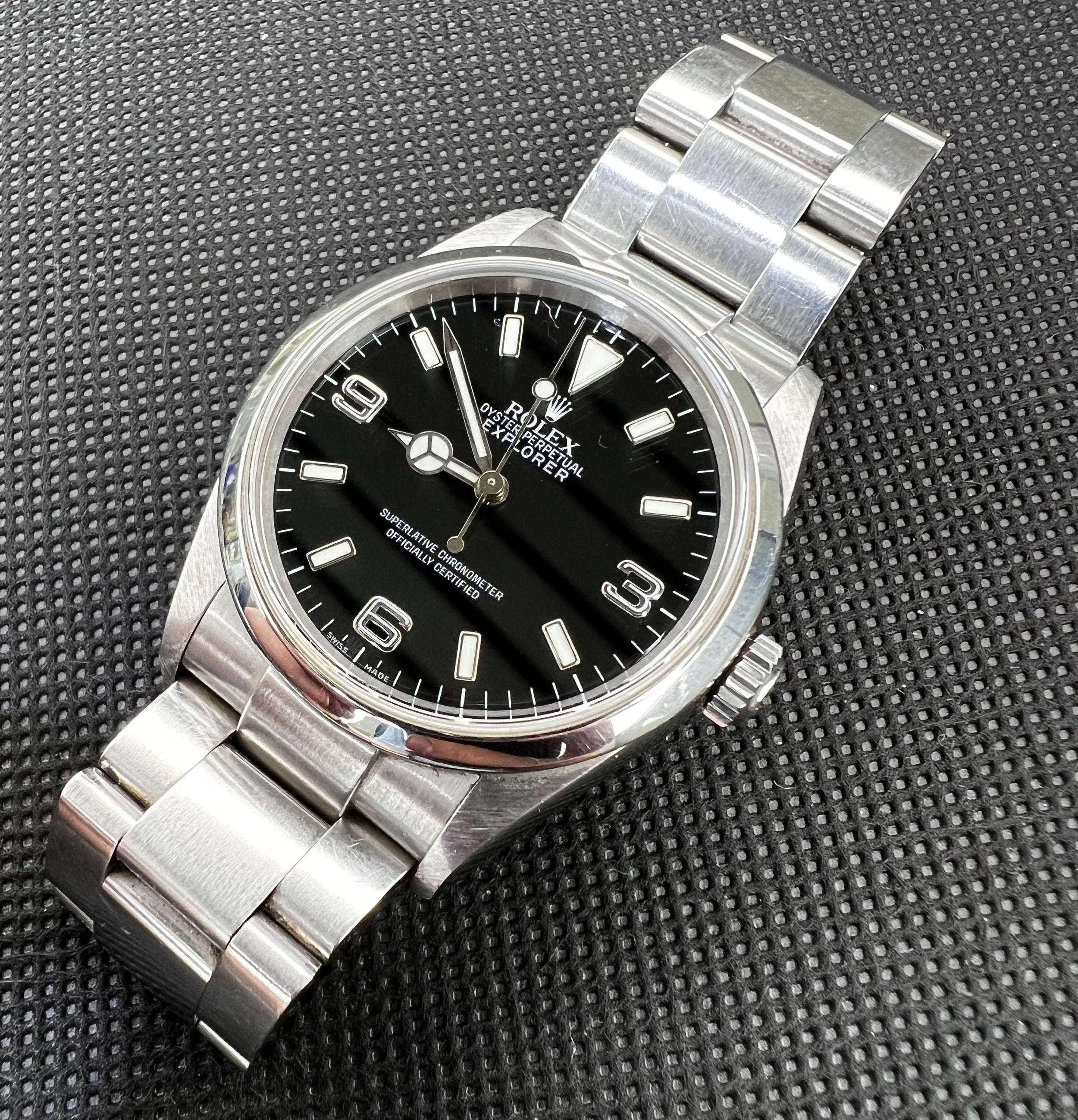 Rolex Explorer Reference 114270 2000s Black Dial 36mm