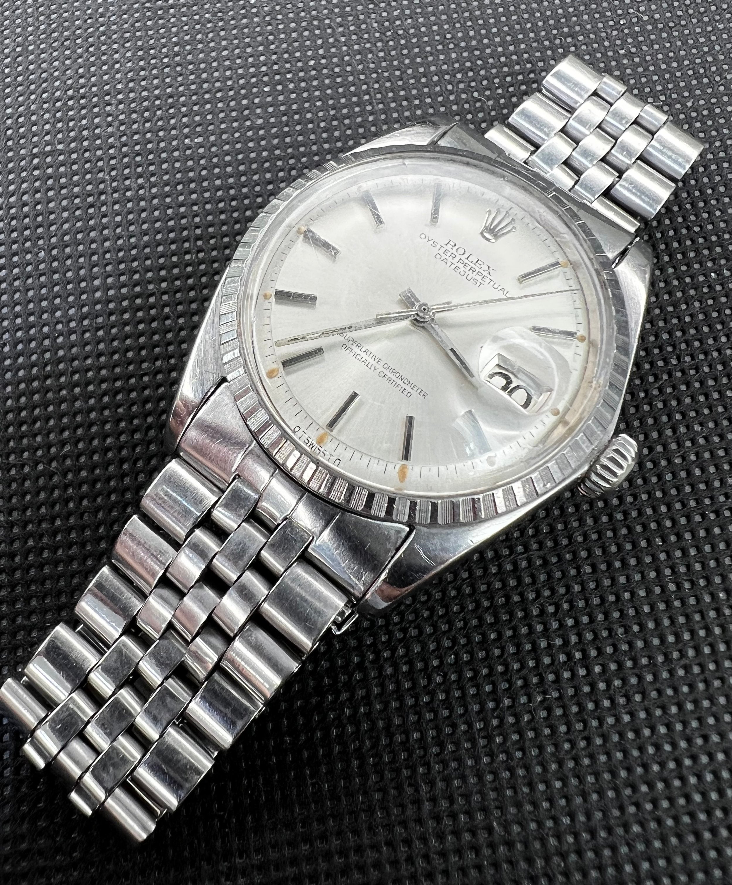 Rolex Datejust 1603 Vintage Silver Sigma Dial Automatic