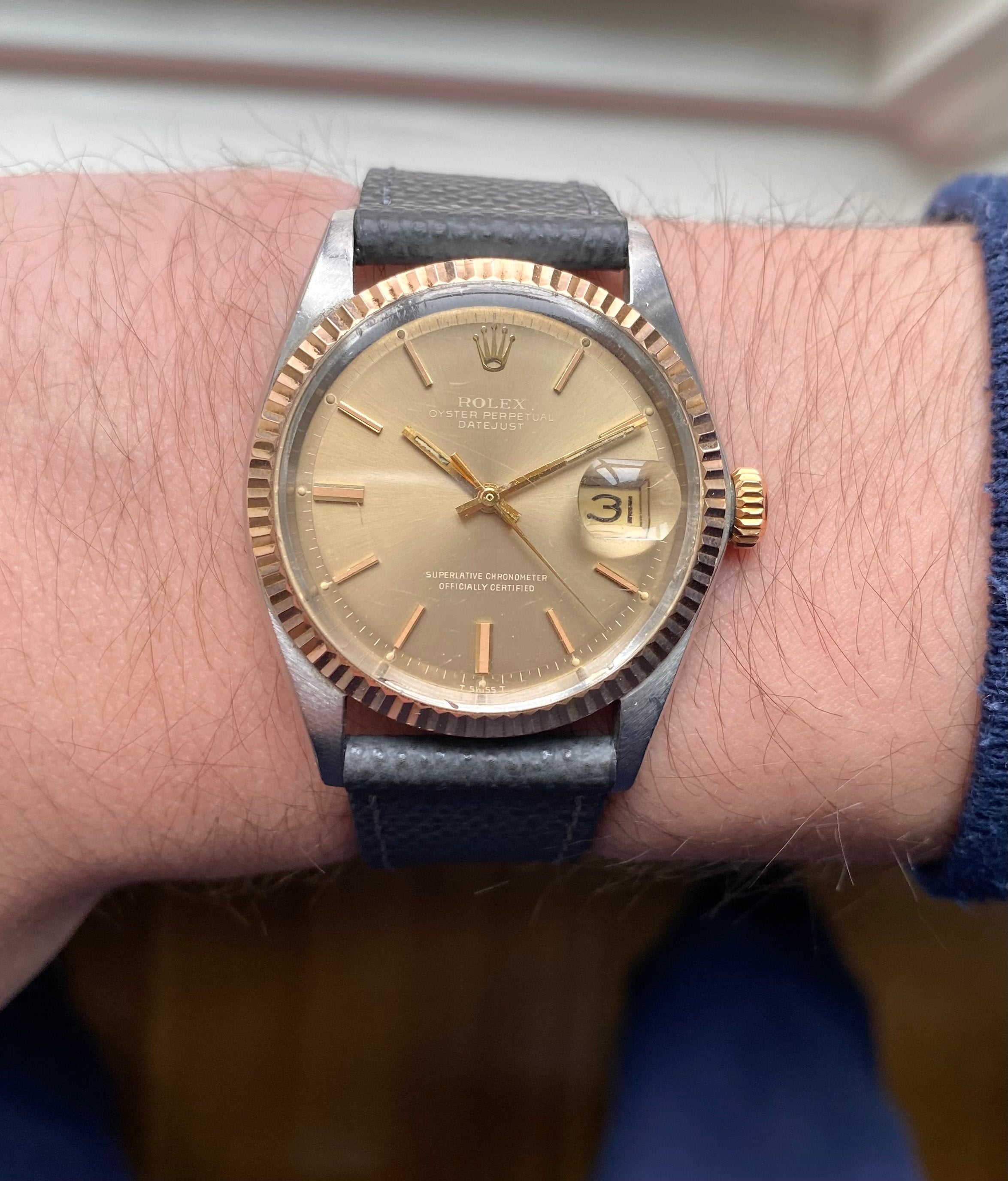 Rolex Datejust ref. 1601 — Rose Gold