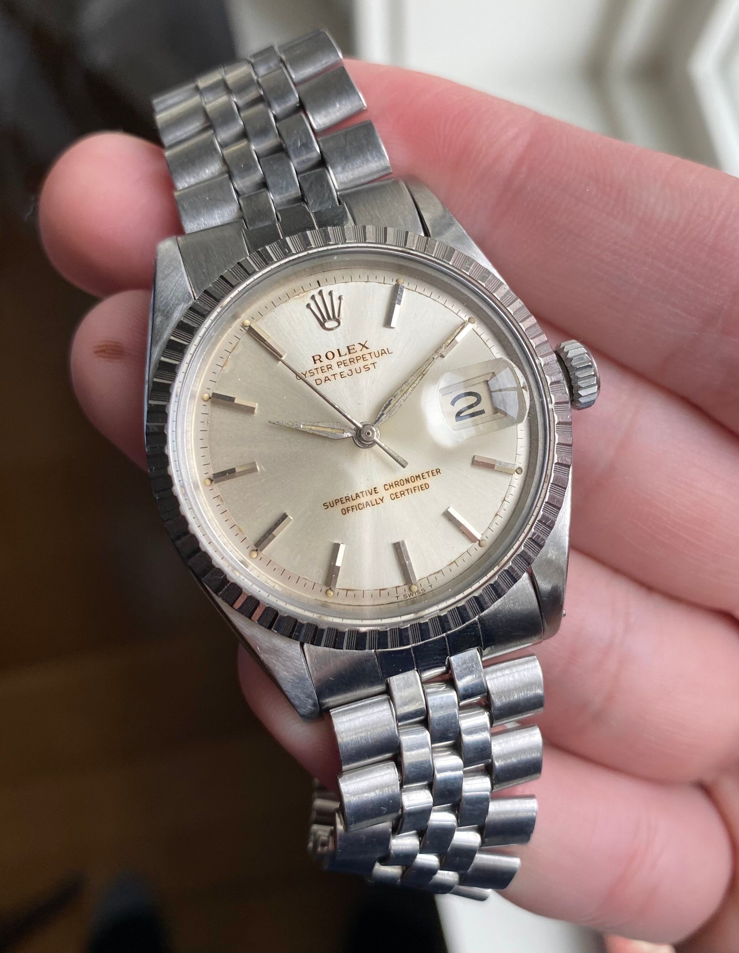 Rolex Datejust ref. 1603 — Alpha Hands