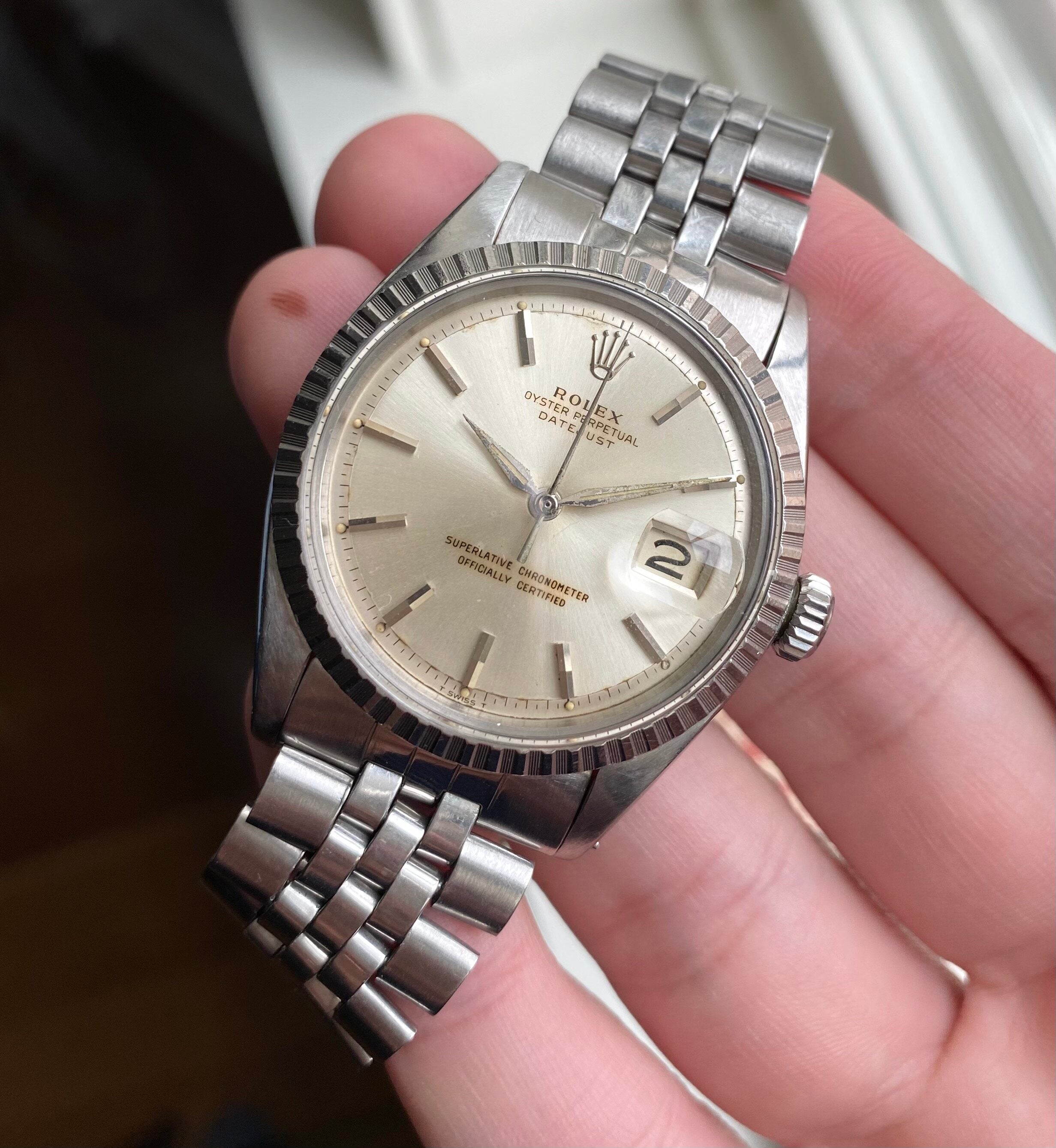 Rolex Datejust ref. 1603 — Alpha Hands