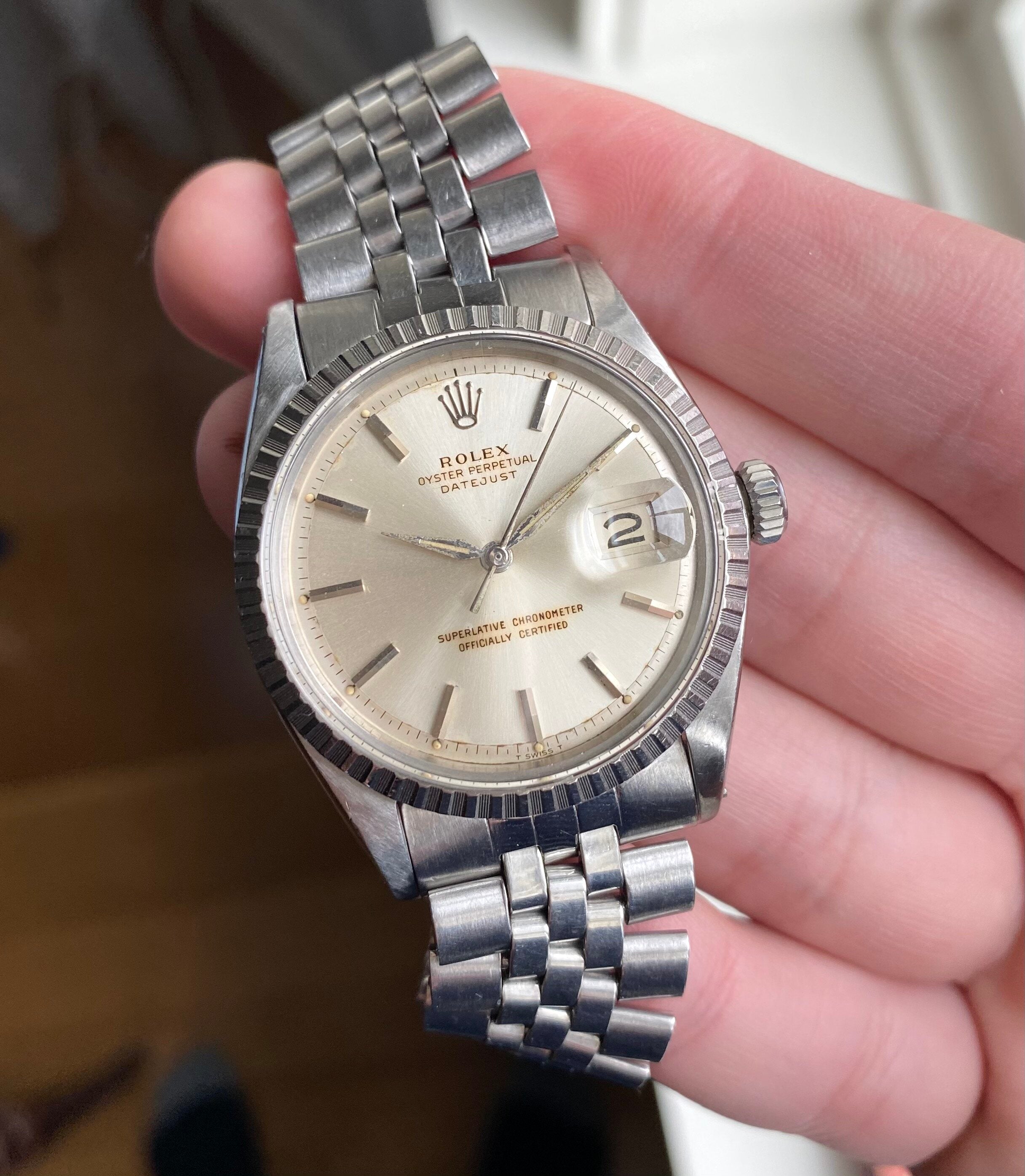 Rolex Datejust ref. 1603 — Alpha Hands