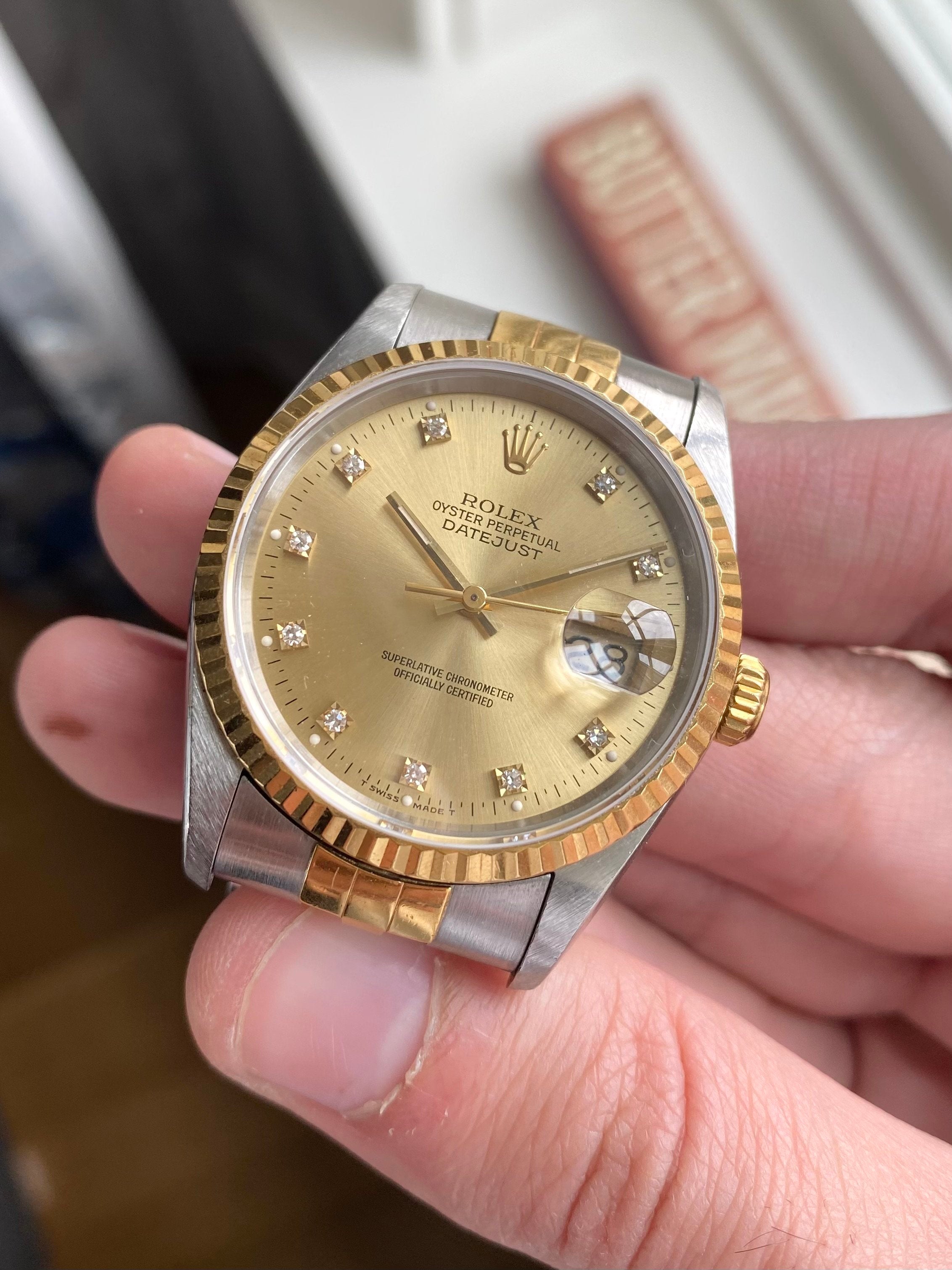 Rolex Datejust 16233G - Diamond