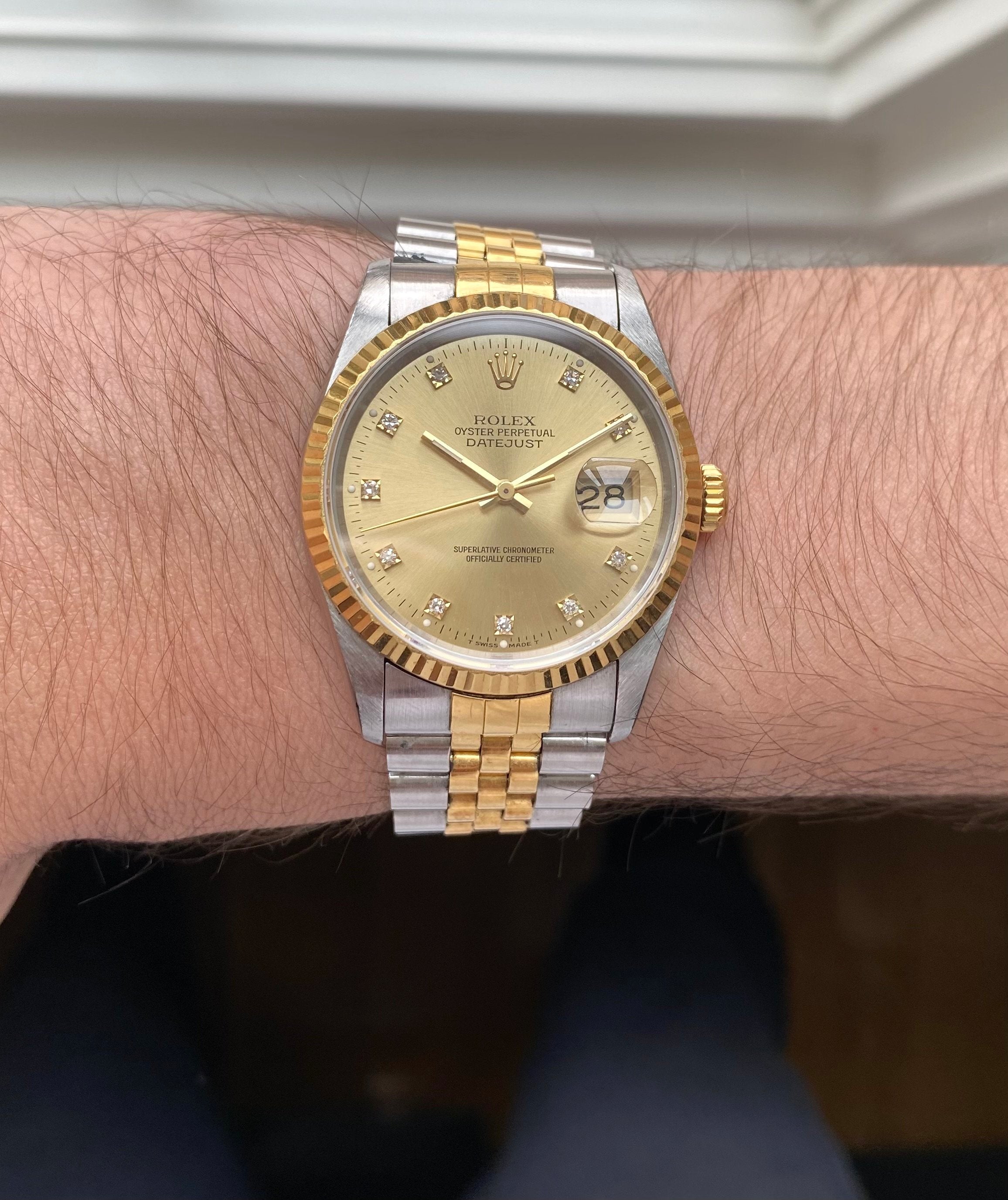 Rolex Datejust 16233G - Diamond