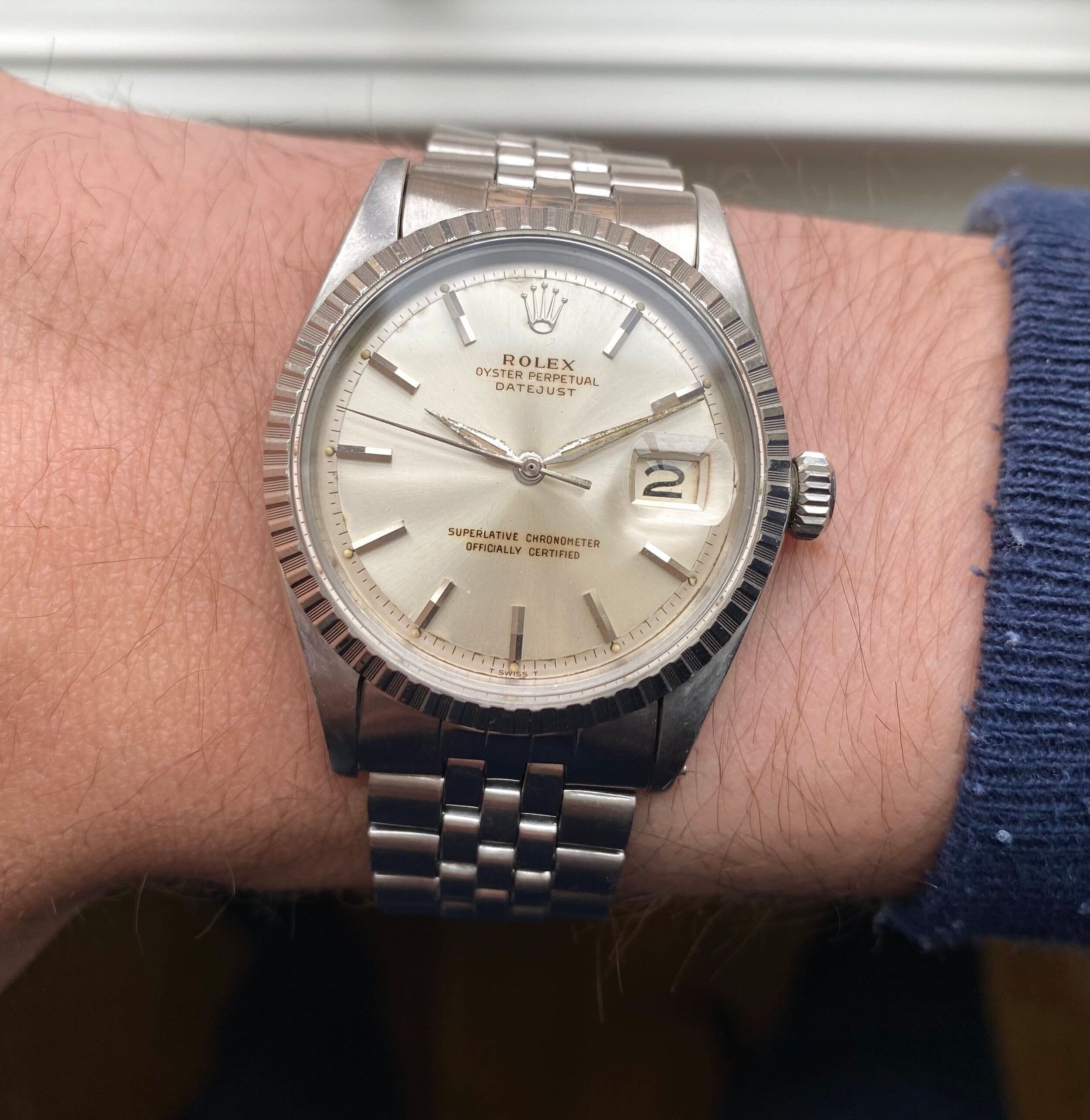 Rolex Datejust ref. 1603 — Alpha Hands