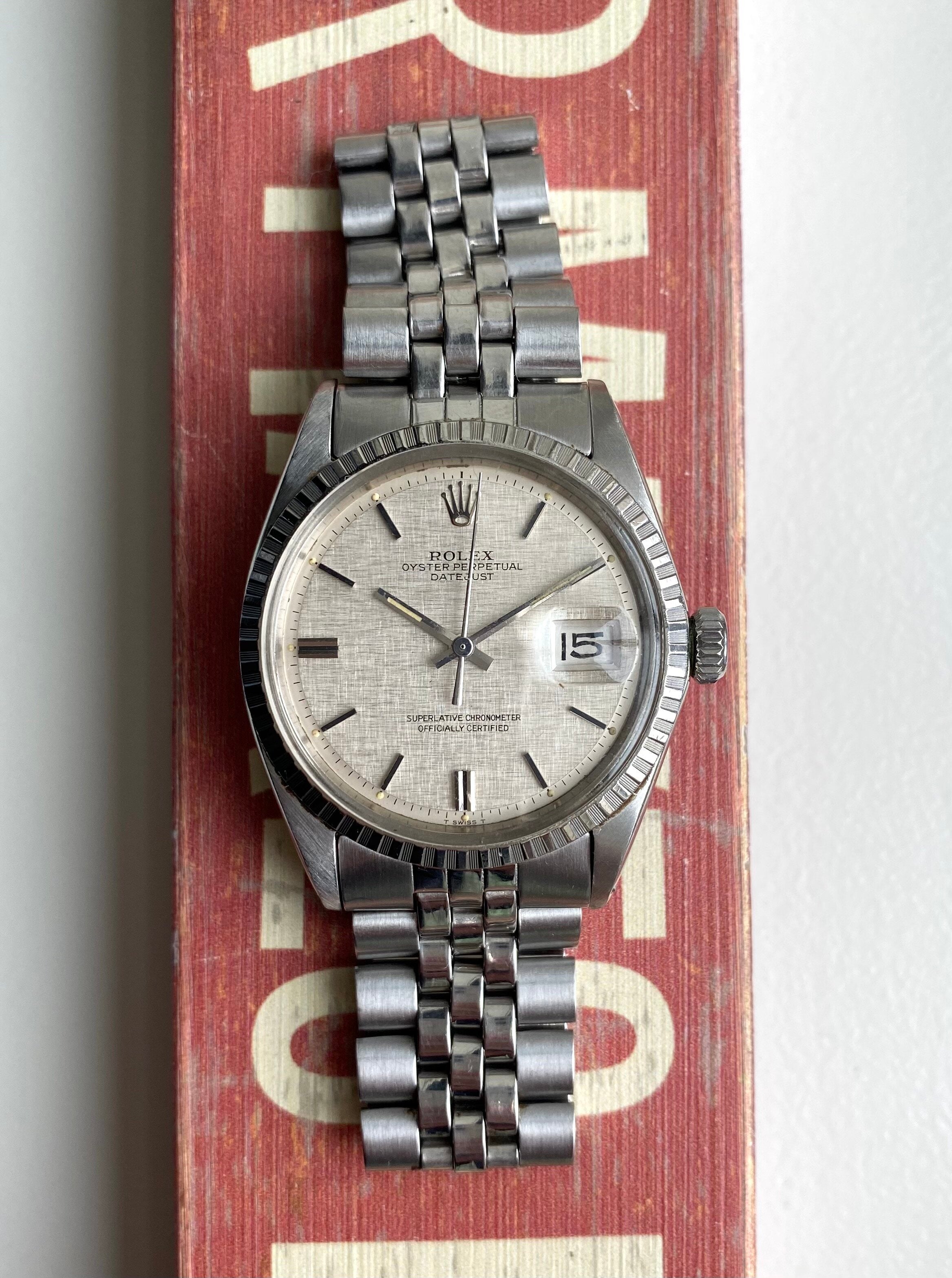 Rolex Datejust ref. 1603 — Linen Dial