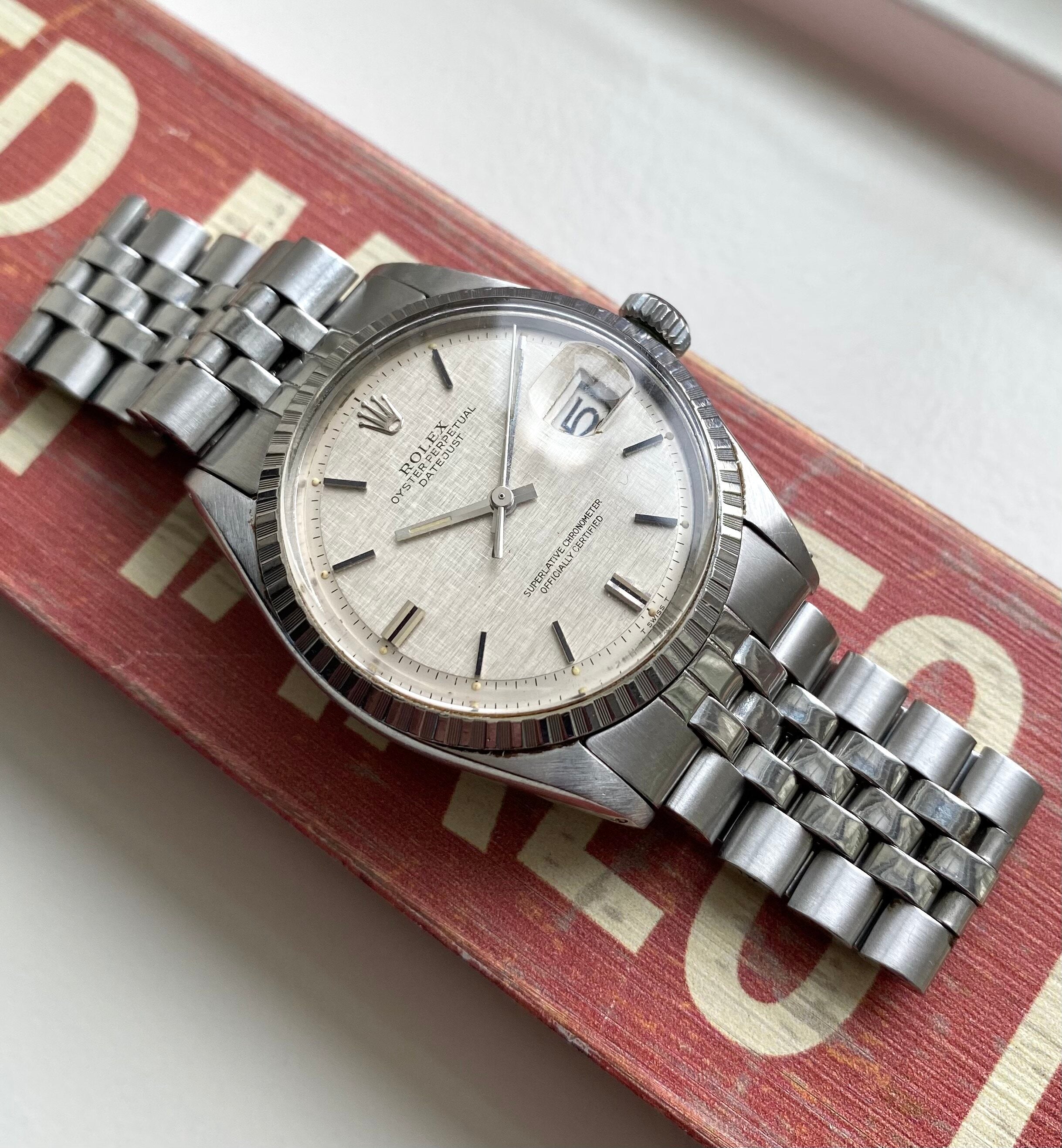 Rolex Datejust ref. 1603 — Linen Dial