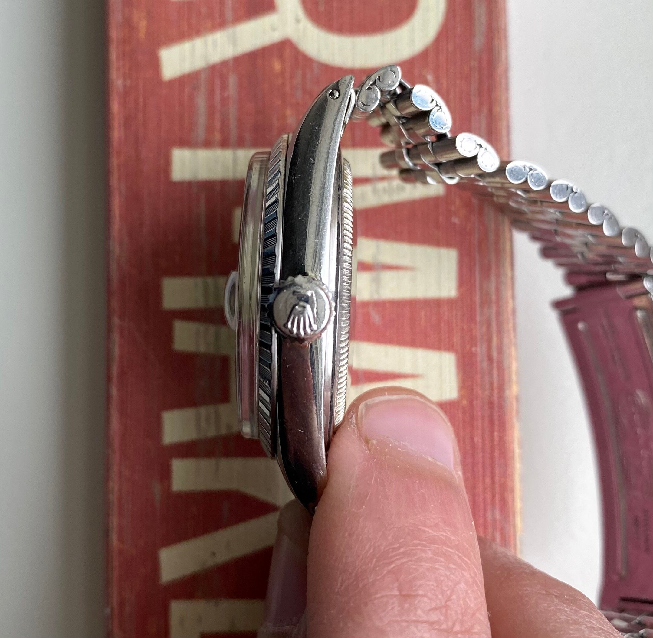 Rolex Datejust ref. 1603 — Linen Dial