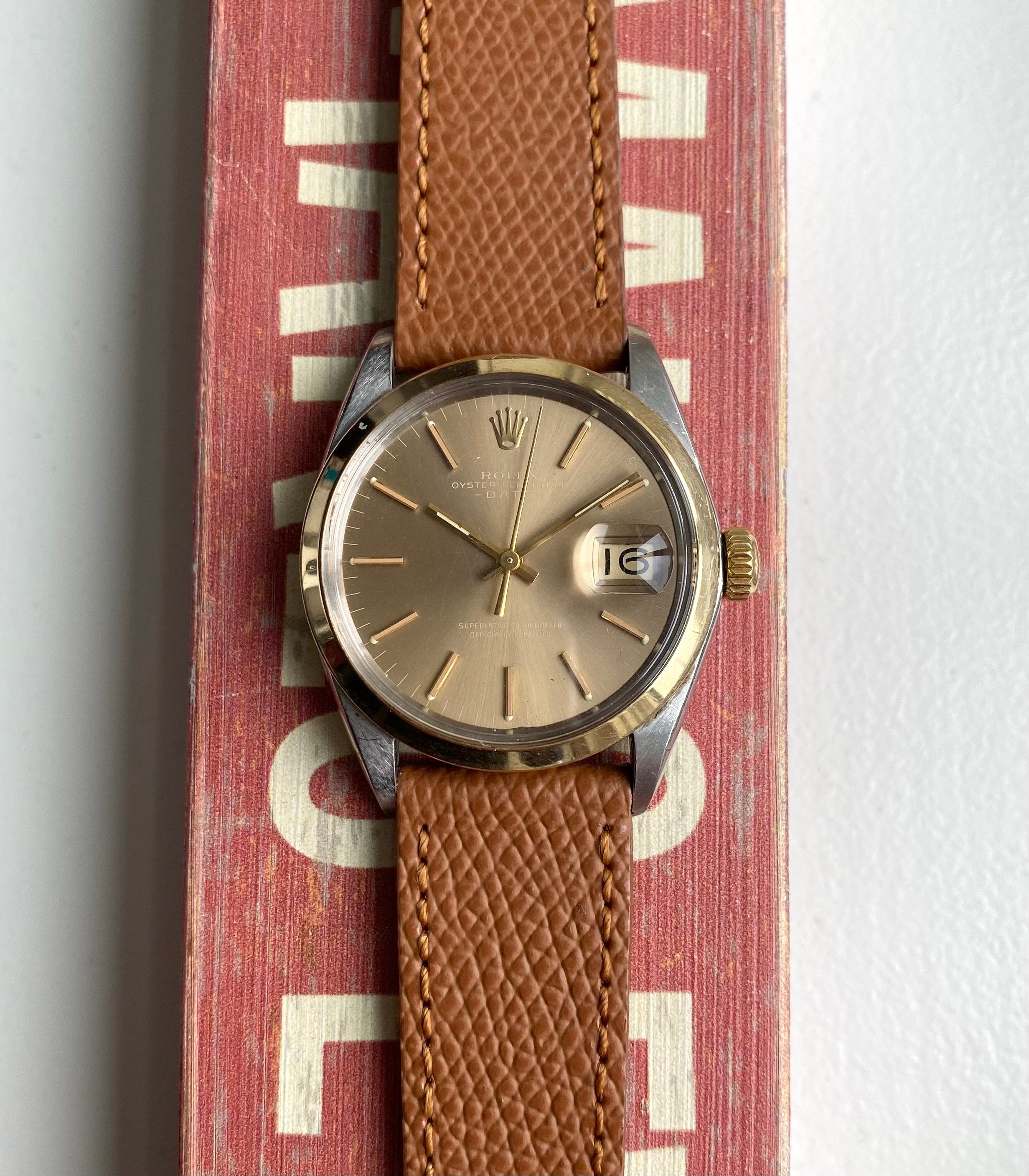 Rolex Oyster Perpetual ref. 1500 — Two-tone Cappucino Dial