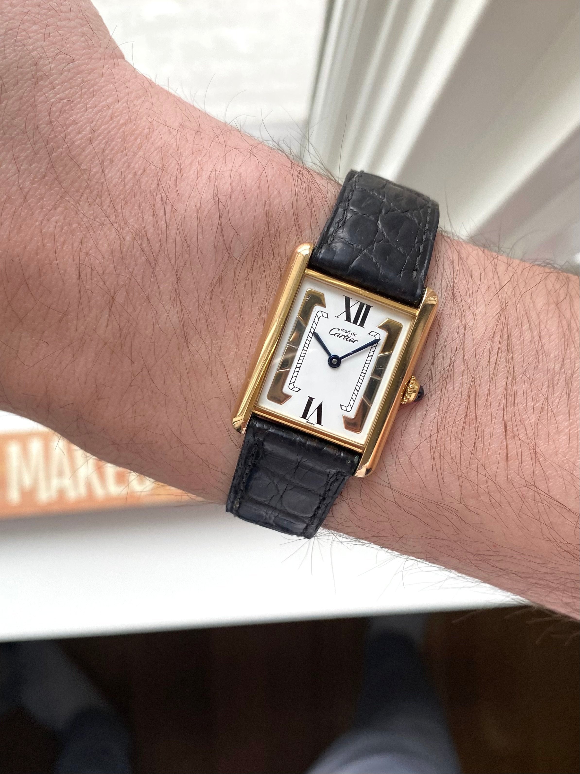 Cartier Tank - Trinity Dial.